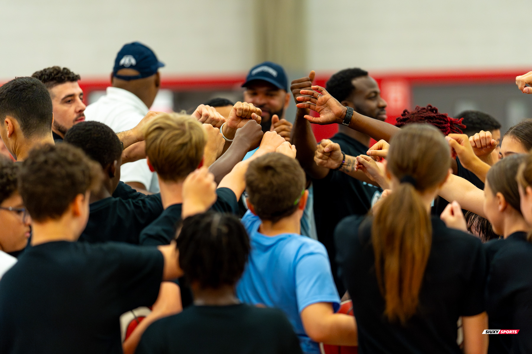 Nervens DEMOSTHENE - Kyle DESMARAIS - Juan MENDEZ - Jonathan WILLIAMS -  Montreal -  - Basketball - Camp d'été de Basketball Jr Toundra 2024 (#2024JRTOUNDRA016) Photo by:  | Siuxy Sports 2024-06-29
