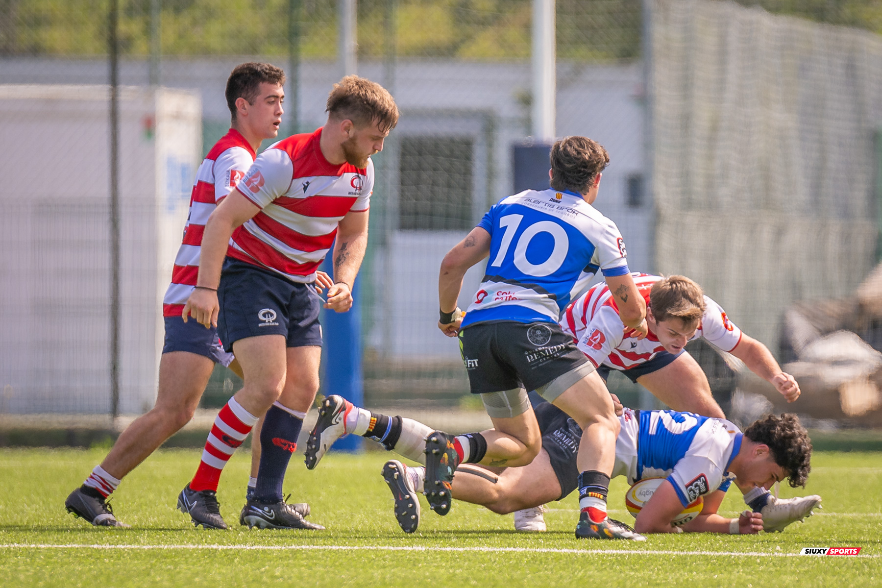 Elie CHABUT -  Universitario Bilbao Rugby - Club de Rugby Sant Cugat - Rugby - FER 2024 - DHB - Universitario Bilbao Rugby (34) VS (31) Club de Rugby Sant Cugat (#FER24UBRSCG04) Photo by: Fredy Monfoto | Siuxy Sports 2024-04-14