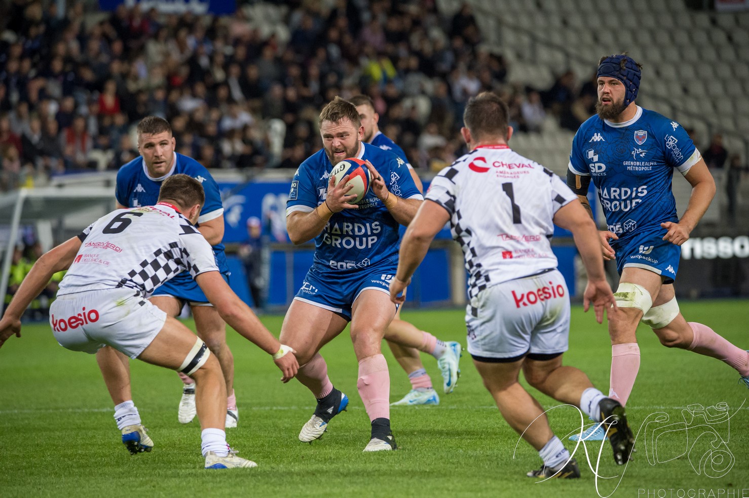  FC Grenoble Rugby - Valence Romans DR - Rugby - PRO D2 2024 - FC Grenoble (44) vs (22) Valence Romans DR (#PROD224FCGVRDR10) Photo by: Karine Valentin | Siuxy Sports 2024-10-11