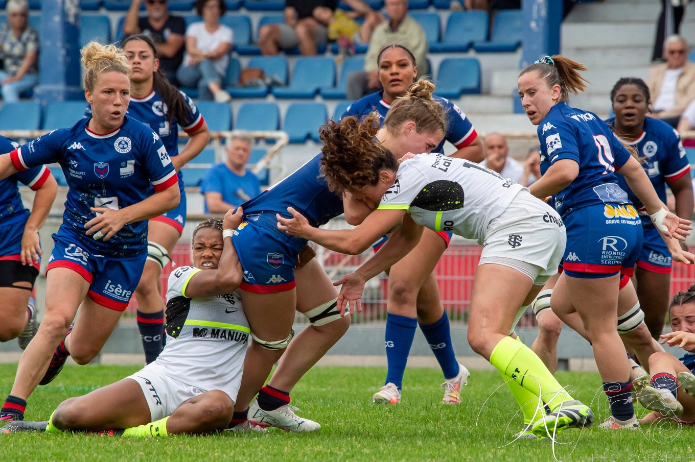  FC Grenoble Rugby - Stade Toulousain - Rugby - FFR 2024 Élite 1 F - FC Grenoble Amazones (23) vs (17) Stade Toulousain (#FFR24EL1FFCGST05) Photo by: Karine Valentin | Siuxy Sports 2024-05-12