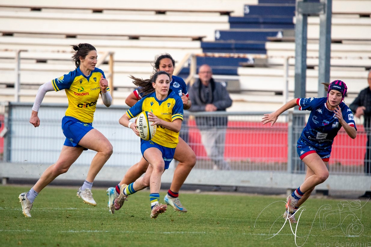  ASM Romagnat rugby féminin - FC Grenoble Rugby - Rugby - FFR 2024 Elite 1 Fém - ASM Romagnat (32) vs (8) Amazones FC Grenoble  (#FFR24E1FASMRFCG11) Photo by: Karine Valentin | Siuxy Sports 2024-11-17