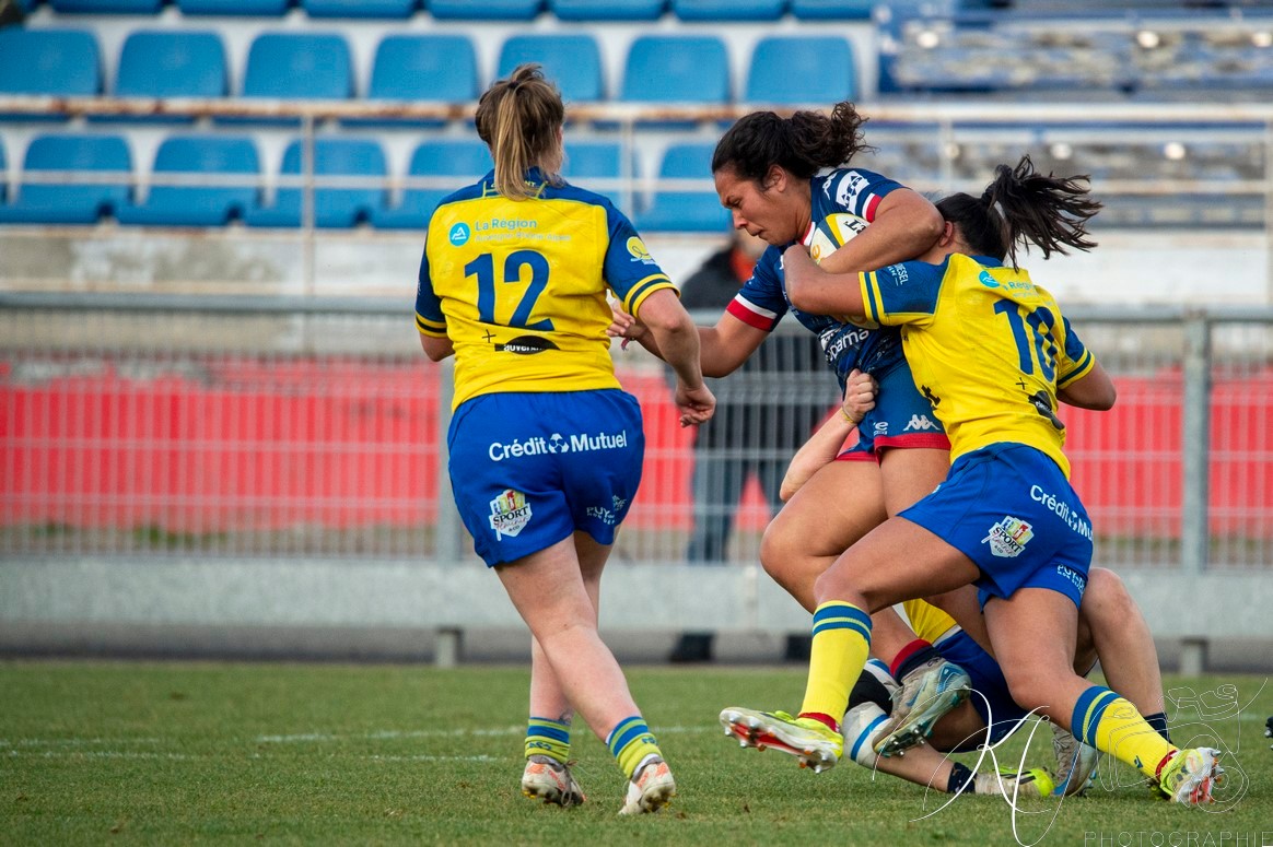  ASM Romagnat rugby féminin - FC Grenoble Rugby - Rugby - FFR 2024 Elite 1 Fém - ASM Romagnat (32) vs (8) Amazones FC Grenoble  (#FFR24E1FASMRFCG11) Photo by: Karine Valentin | Siuxy Sports 2024-11-17