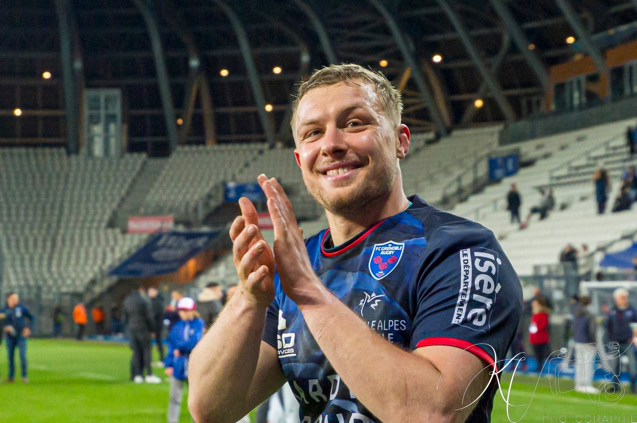 Antonin BERRUYER -  FC Grenoble Rugby - Rouen Normandie Rugby - Rugby - Pro D2 - FC Grenoble (43) vs (16) Rouen (#PD224FCGRNR03) Photo by: Karine Valentin | Siuxy Sports 2024-03-01