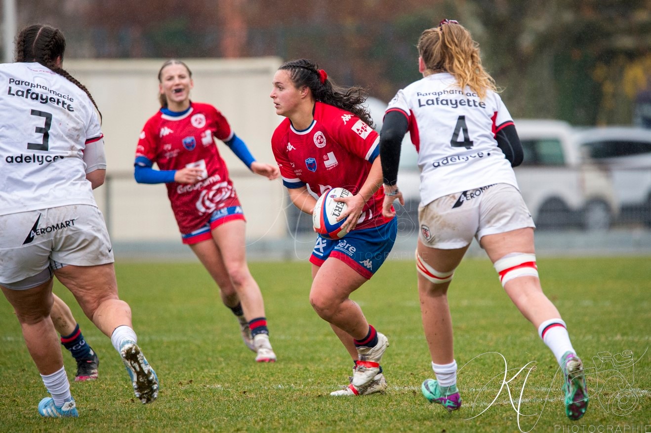  FC Grenoble Rugby - Stade Toulousain - Rugby - FFR 2024 - Élite 1 Fém - FC Grenoble (15) vs (15) Stade Toulousain RF (#FFR24E1FFCGST12) Photo by: Karine Valentin | Siuxy Sports 2024-12-07