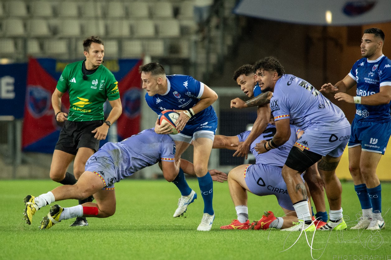  FC Grenoble Rugby - Provence - Rugby - FFR 2024 PRO D2 - Grenoble (15) vs (12) Provence (#PD224PD2GFCPRO09) Photo by: Karine Valentin | Siuxy Sports 2024-09-06