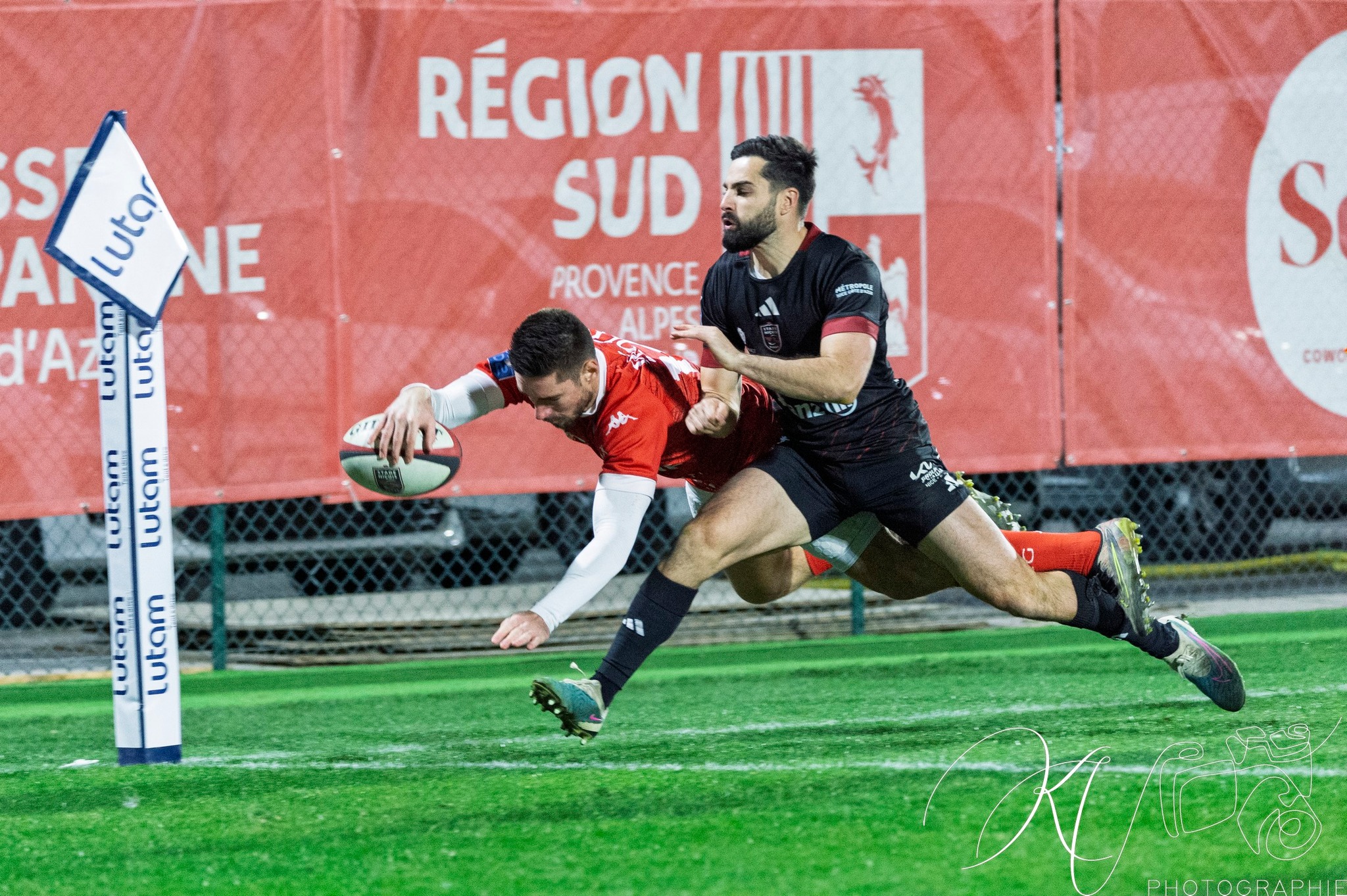  Stade niçois - FC Grenoble Rugby - Rugby - FFR 2024 Fed2 - Stade Niçois (18) vs (49) Grenoble Rugby (#FFR24FsSTGFC12) Photo by: Karine Valentin | Siuxy Sports 2024-12-20
