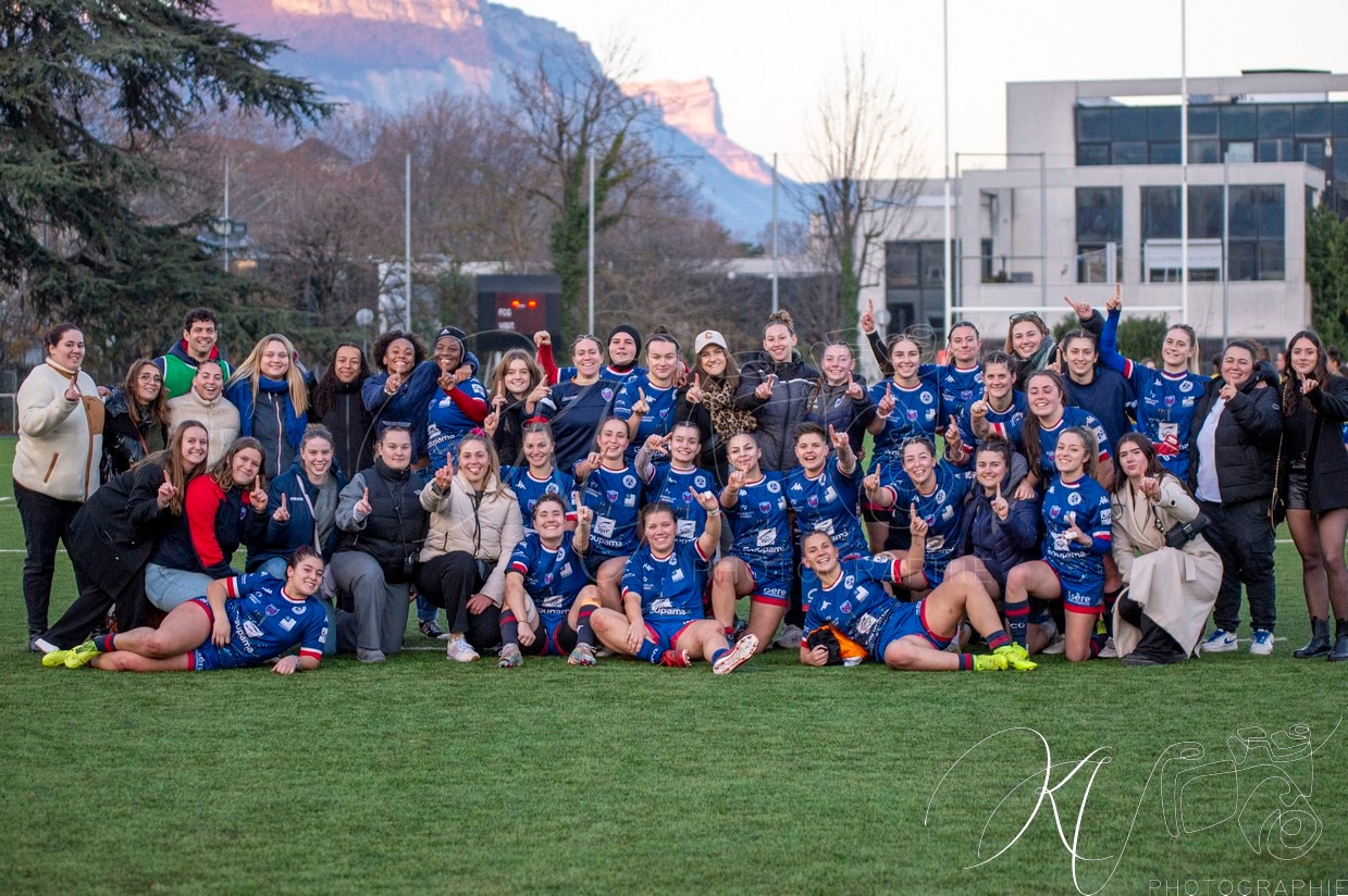  FC Grenoble Rugby - ASM Romagnat rugby féminin - Rugby - FFR 2024 - Réserve Élite - FCG Amazones vs ASM Romagnat (#FFR24REFCGASMR11) Photo by: Karine Valentin | Siuxy Sports 2024-11-30