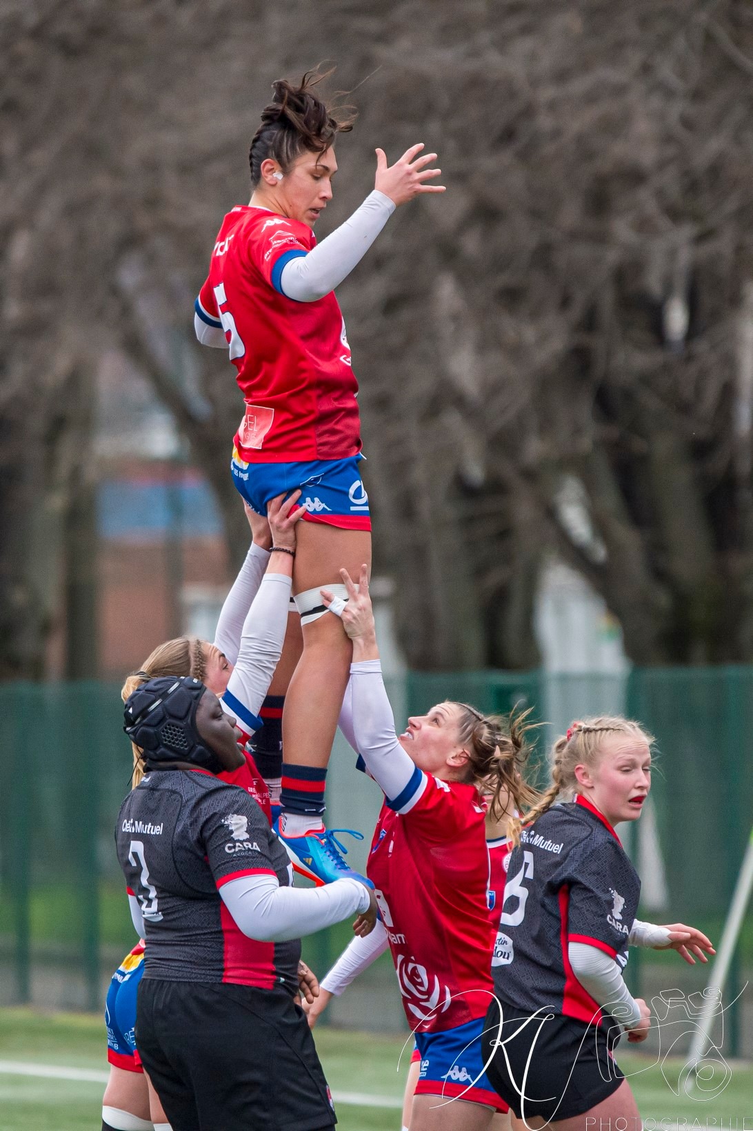  Lyon Olympique Universitaire - FC Grenoble Rugby - Rugby - Elite 1 2023 - Lyon O.U. (39) vs (14) FC Grenoble (#EL124LOUFCG02) Photo by: Karine Valentin | Siuxy Sports 2024-02-24