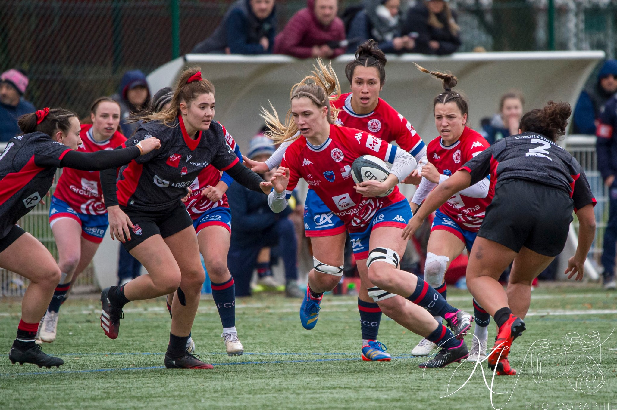  Lyon Olympique Universitaire - FC Grenoble Rugby - Rugby - Elite 1 2023 - Lyon O.U. (39) vs (14) FC Grenoble (#EL124LOUFCG02) Photo by: Karine Valentin | Siuxy Sports 2024-02-24