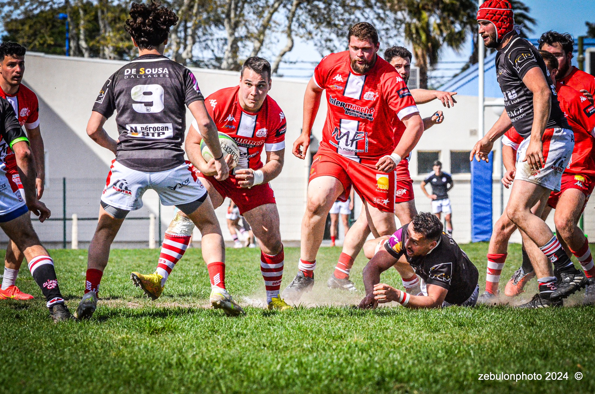  Étoile Sportive Catalane - Football Club Villefranchois - Lauragais - Rugby - FFR -  Fed 2 2024 - Etoile Sportive Catalane vs FC Villefranchois (#FFR24F2ESCFCV03) Photo by: Photo Zebulon | Siuxy Sports 2024-03-23