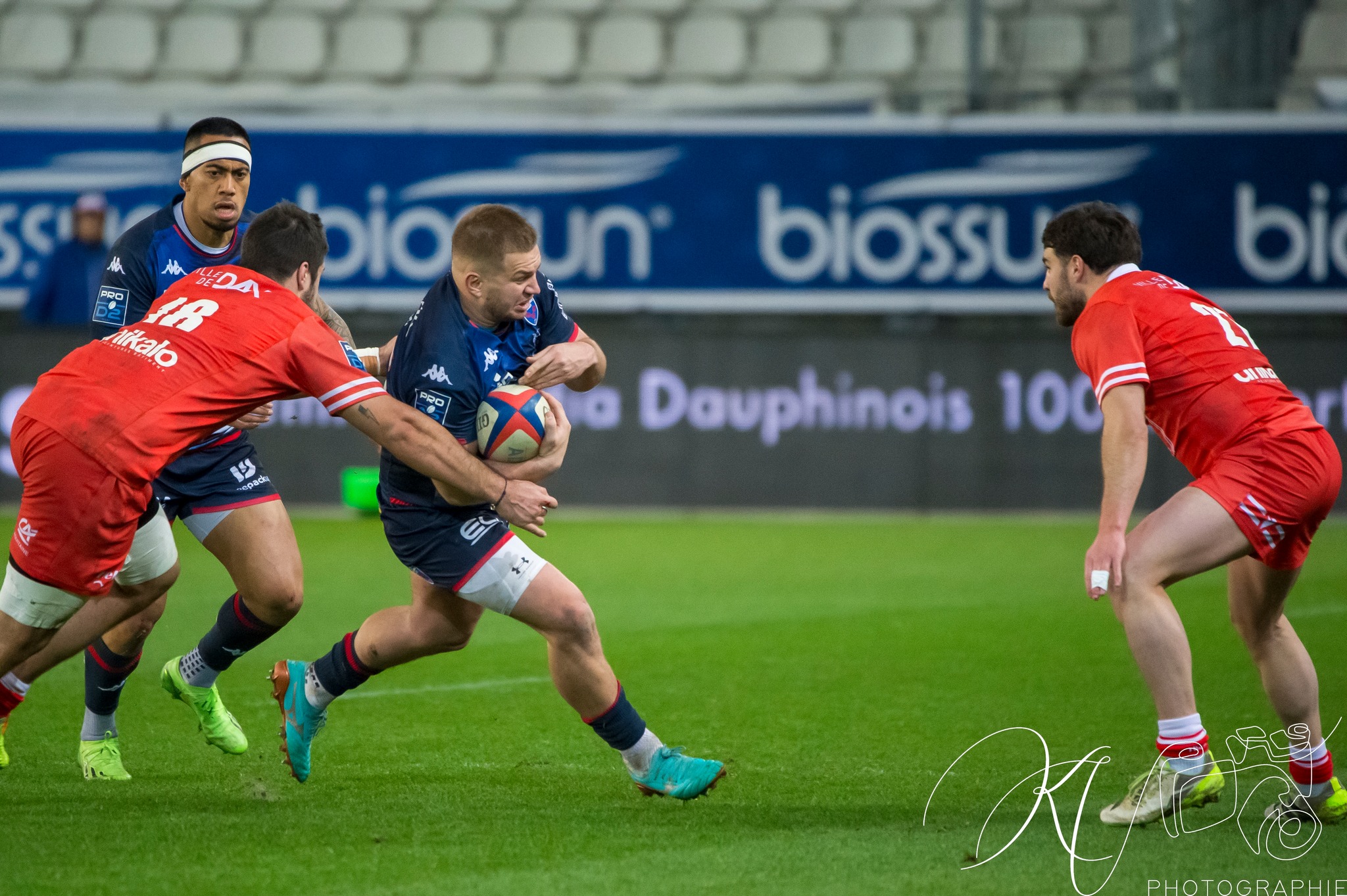  FC Grenoble Rugby - US Dax - Rugby - Pro D2 - FC Grenoble (24) vs (27) US Dax (#PD224FCGDAX01) Photo by: Karine Valentin | Siuxy Sports 2024-01-19