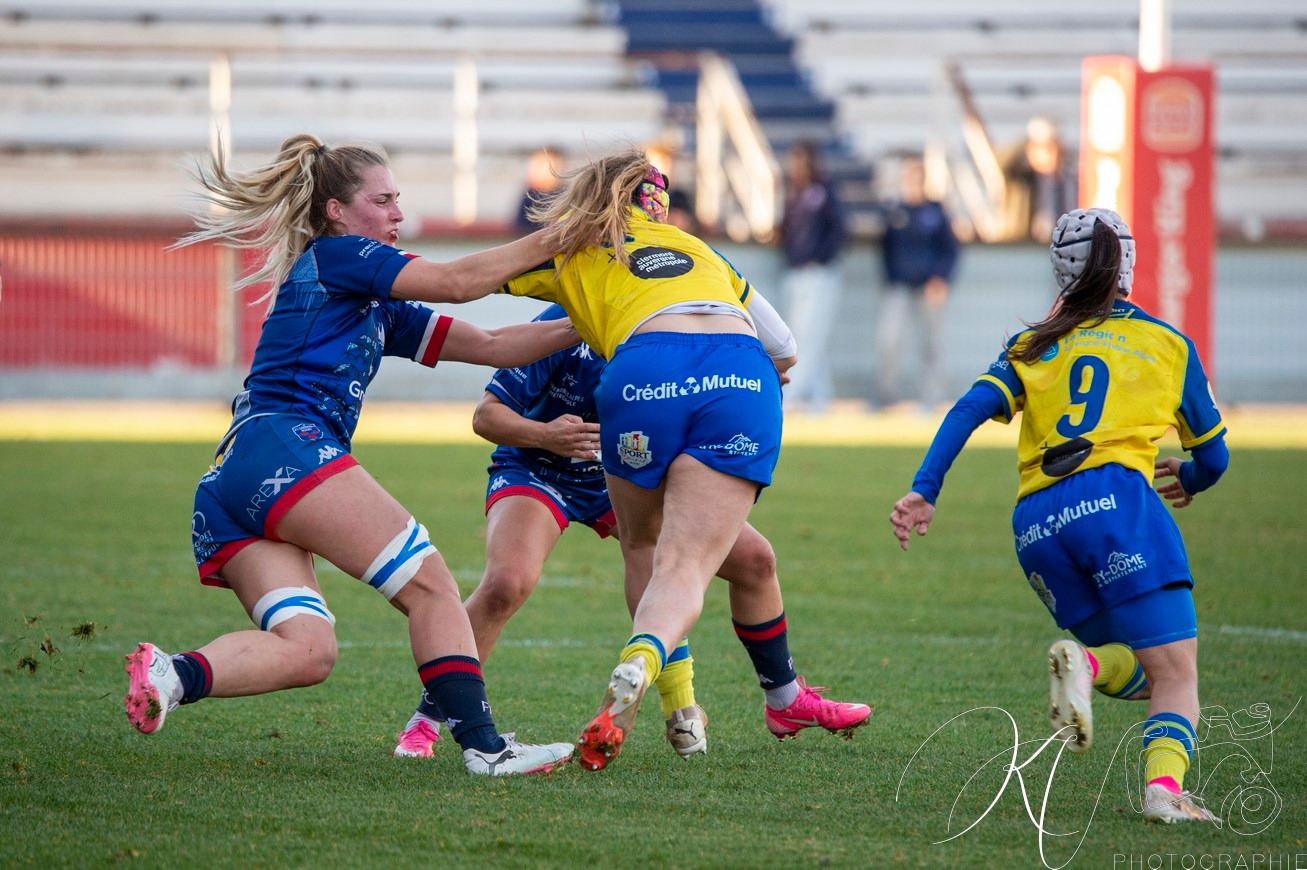  ASM Romagnat rugby féminin - FC Grenoble Rugby - Rugby - FFR 2024 Elite 1 Fém - ASM Romagnat (32) vs (8) Amazones FC Grenoble  (#FFR24E1FASMRFCG11) Photo by: Karine Valentin | Siuxy Sports 2024-11-17