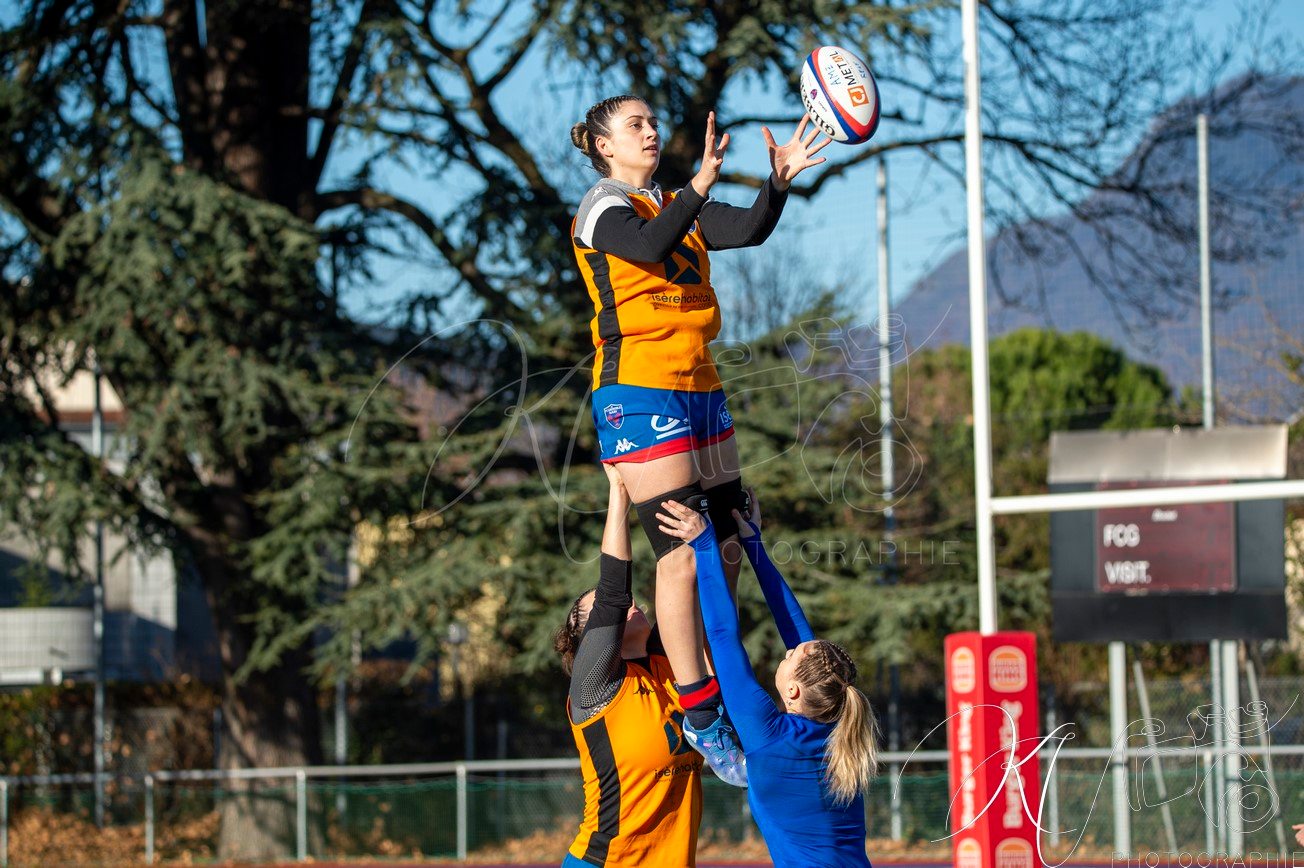  FC Grenoble Rugby - ASM Romagnat rugby féminin - Rugby - FFR 2024 - Réserve Élite - FCG Amazones vs ASM Romagnat (#FFR24REFCGASMR11) Photo by: Karine Valentin | Siuxy Sports 2024-11-30