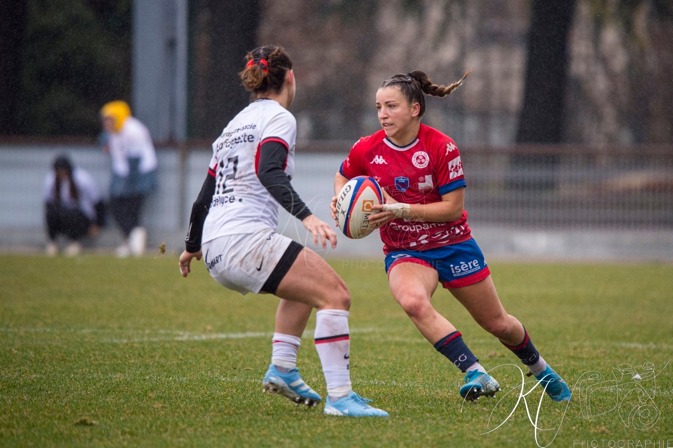  FC Grenoble Rugby - Stade Toulousain - Rugby - FFR 2024 - Élite 1 Fém - FC Grenoble (15) vs (15) Stade Toulousain RF (#FFR24E1FFCGST12) Photo by: Karine Valentin | Siuxy Sports 2024-12-07