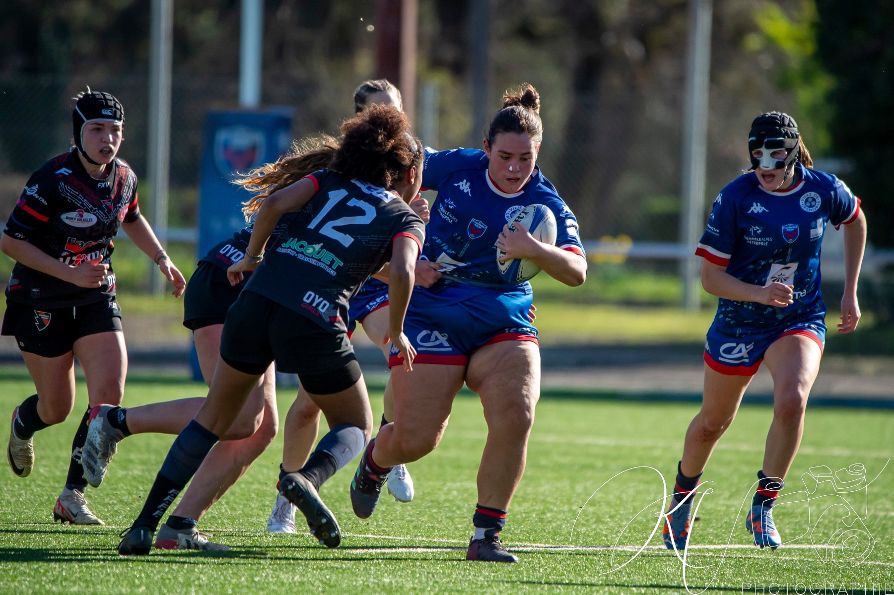  FC Grenoble Rugby - US Oyonnax Rugby - Rugby - 2024 U18 FCG AMAZONES vs US OYONNAX (#FFR24U18FCGUSO03) Photo by: Karine Valentin | Siuxy Sports 2024-03-16