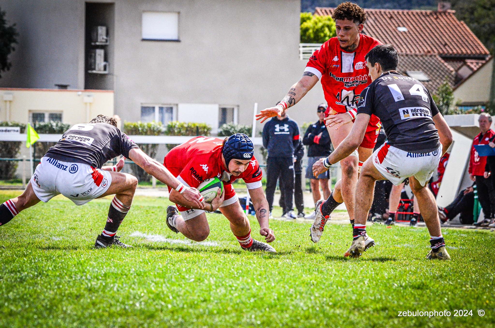  Étoile Sportive Catalane - Football Club Villefranchois - Lauragais - Rugby - FFR -  Fed 2 2024 - Etoile Sportive Catalane vs FC Villefranchois (#FFR24F2ESCFCV03) Photo by: Photo Zebulon | Siuxy Sports 2024-03-23