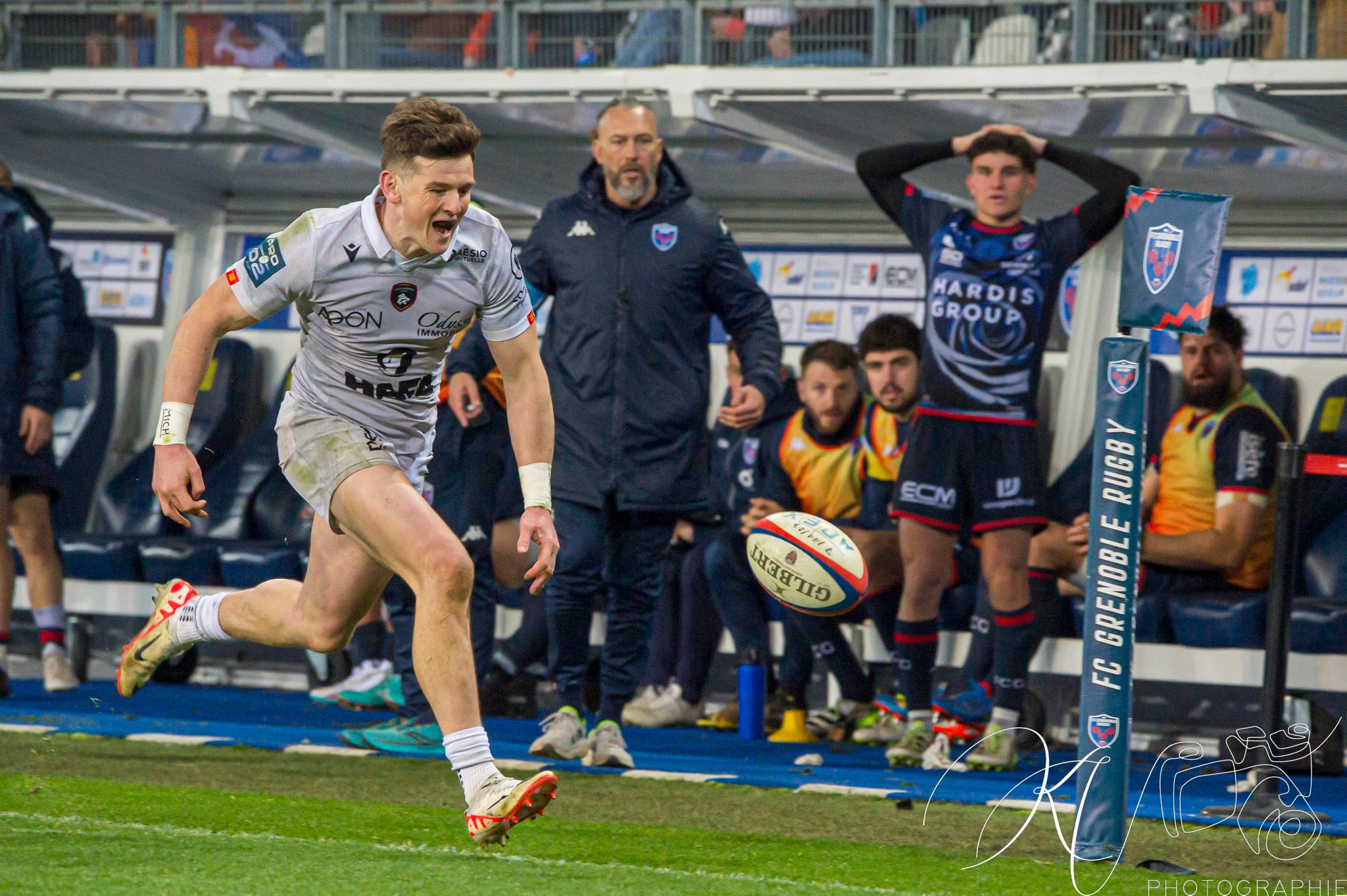  FC Grenoble Rugby - Rouen Normandie Rugby - Rugby - Pro D2 - FC Grenoble (43) vs (16) Rouen (#PD224FCGRNR03) Photo by: Karine Valentin | Siuxy Sports 2024-03-01