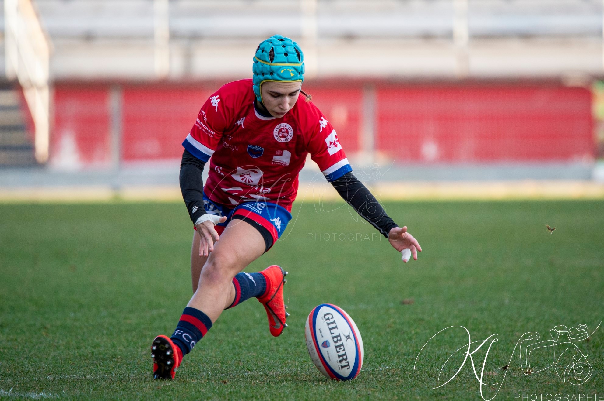  FC Grenoble Rugby - Lyon Olympique Universitaire - Rugby - FFR 2024 - Elite 1 Fém - FCG Amazones (8) vs (5) LOU (#FFR24E1FFCGLOU12) Photo by: Karine Valentin | Siuxy Sports 2024-12-14
