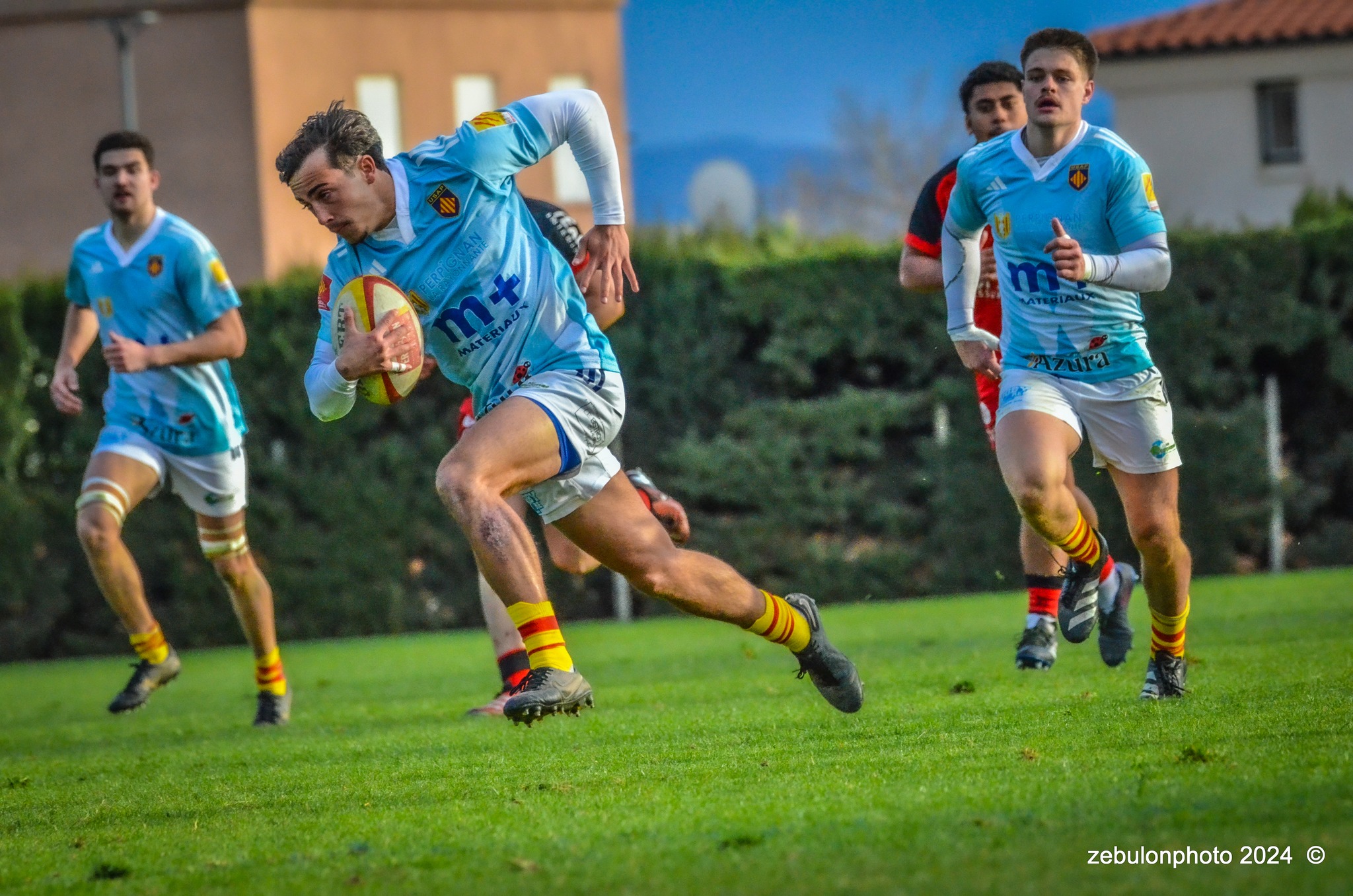  US Arlequins Perpignanais - RC Toulonnais - Rugby - Espoirs - USAP vs RCT (#ESP24USAPRCT02) Photo by: Photo Zebulon | Siuxy Sports 2024-02-10