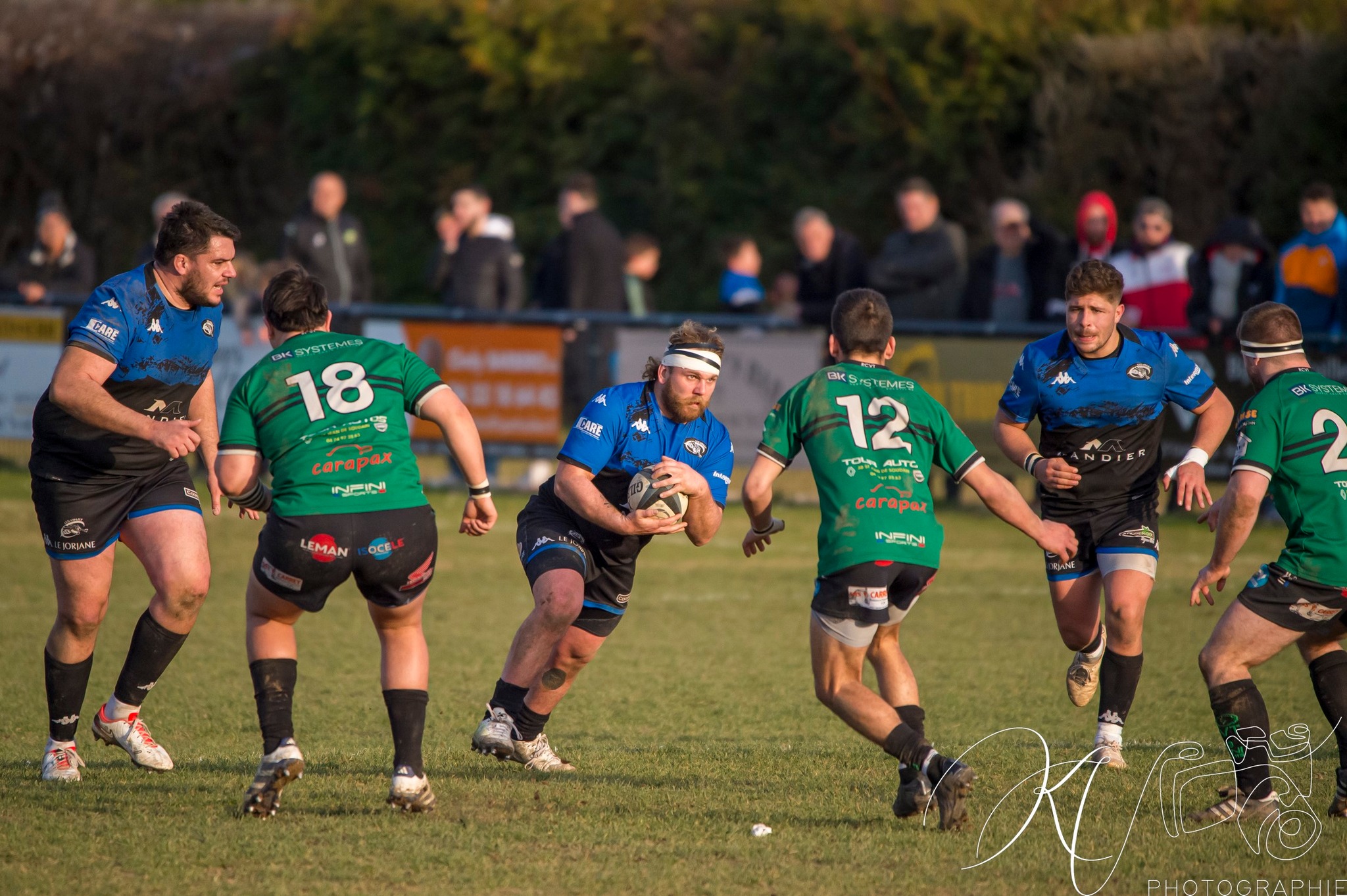  US Vinay - Rugby Club des Vallons de la Tour - Rugby - FED2 2024 - US Vinay (34) vs (25) RC des Vallons de la Tour (#FED224USVVDT01) Photo by: Karine Valentin | Siuxy Sports 2024-01-28