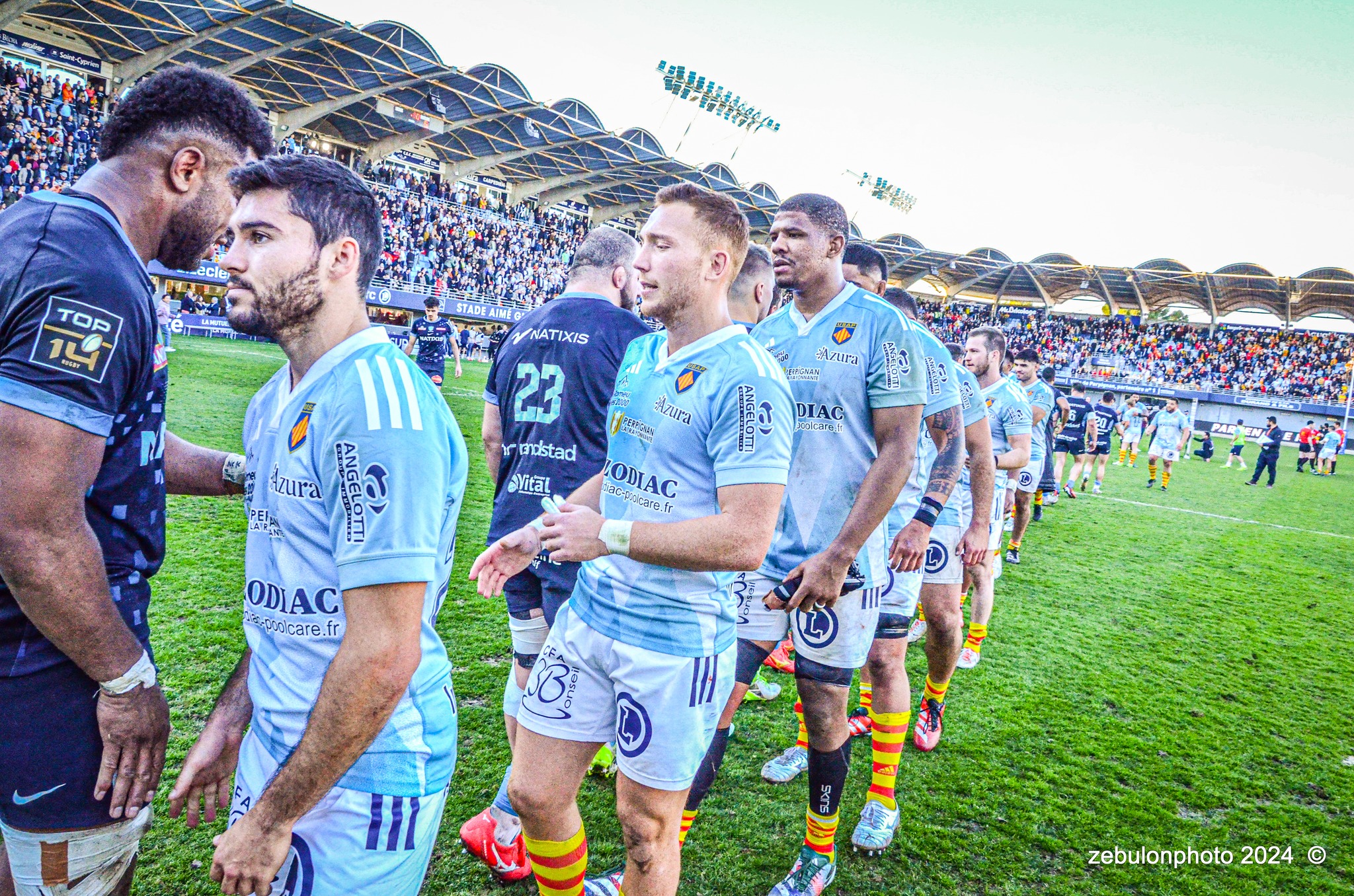  US Arlequins Perpignanais - Racing 92 - Rugby - TOP 14 - Perpignan (26) vs (5) Racing 92 (#TOP1424USAPR9202) Photo by: Photo Zebulon | Siuxy Sports 2024-02-03