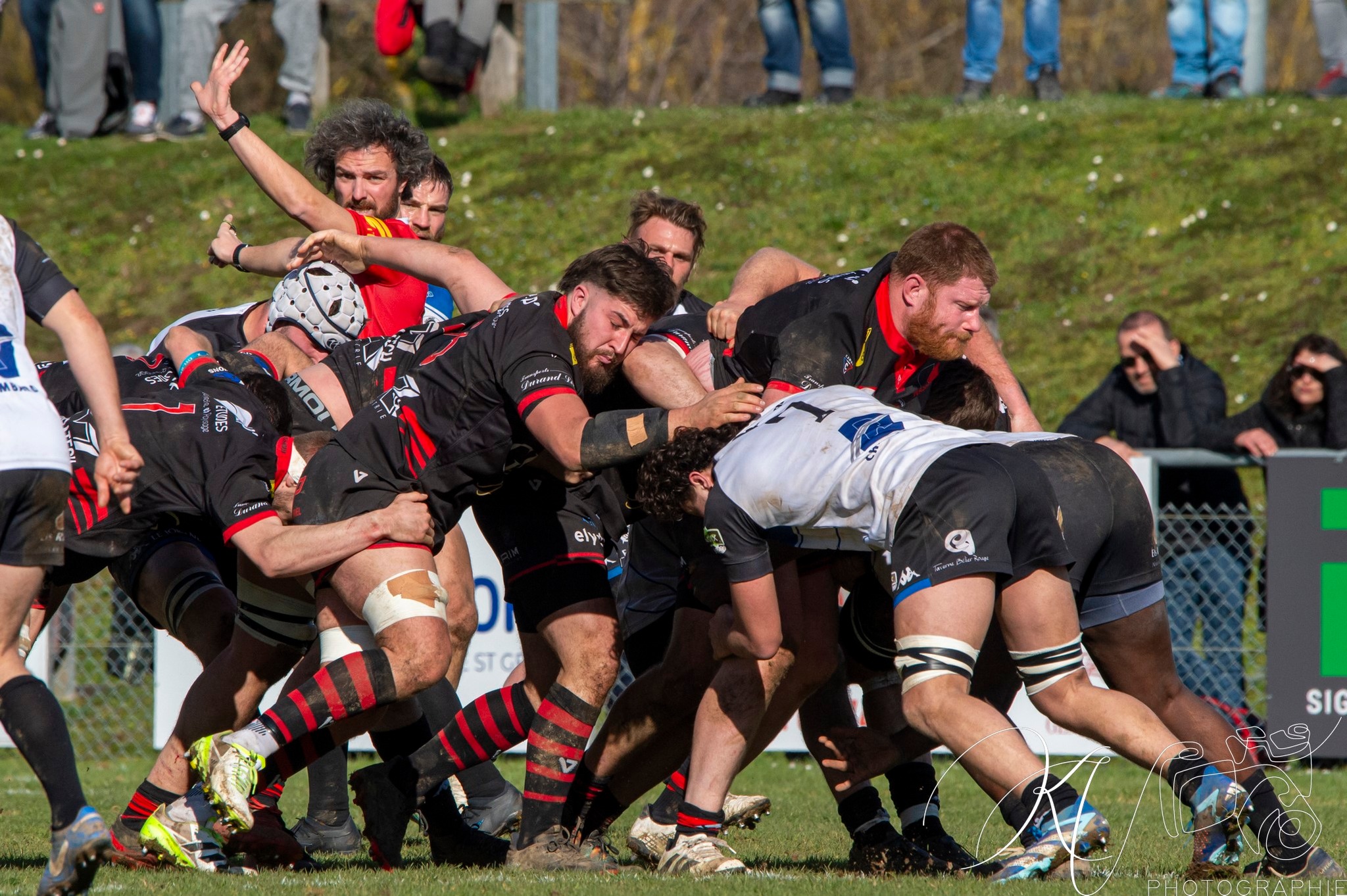  Bièvre Saint-Geoirs RC - US Vinay - Rugby - Fed2 2024 - Bièvre Saint-Geoirs RC (14) vs (26) US Vinay (#F224BSGUSV03) Photo by: Karine Valentin | Siuxy Sports 2024-03-09