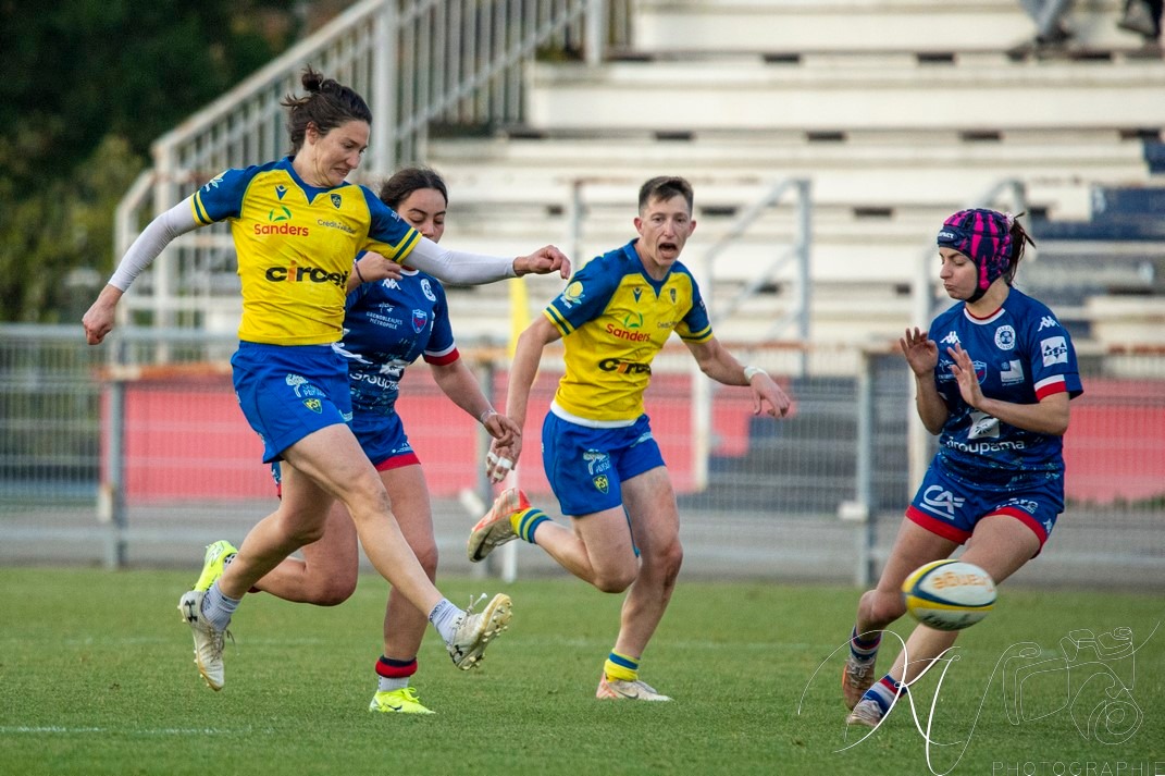  ASM Romagnat rugby féminin - FC Grenoble Rugby - Rugby - FFR 2024 Elite 1 Fém - ASM Romagnat (32) vs (8) Amazones FC Grenoble  (#FFR24E1FASMRFCG11) Photo by: Karine Valentin | Siuxy Sports 2024-11-17