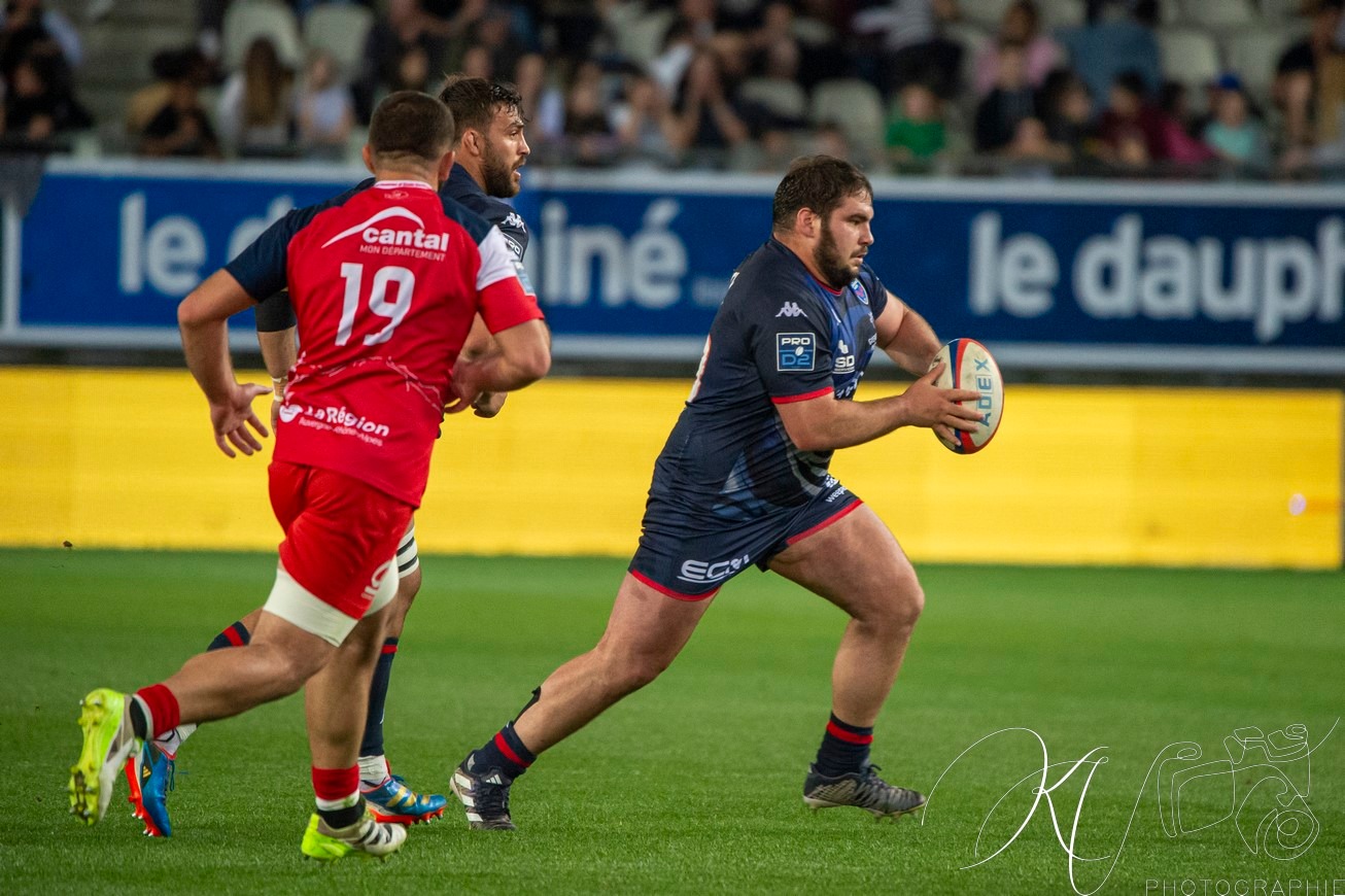 Regis MONTAGNE -  FC Grenoble Rugby - Stade Aurillacois - Rugby - FFR - 2024 PRO D2 - FC Grenoble (55) vs (10) Aurillac (#PD224T14FCGAUR04) Photo by: Karine Valentin | Siuxy Sports 2024-04-12