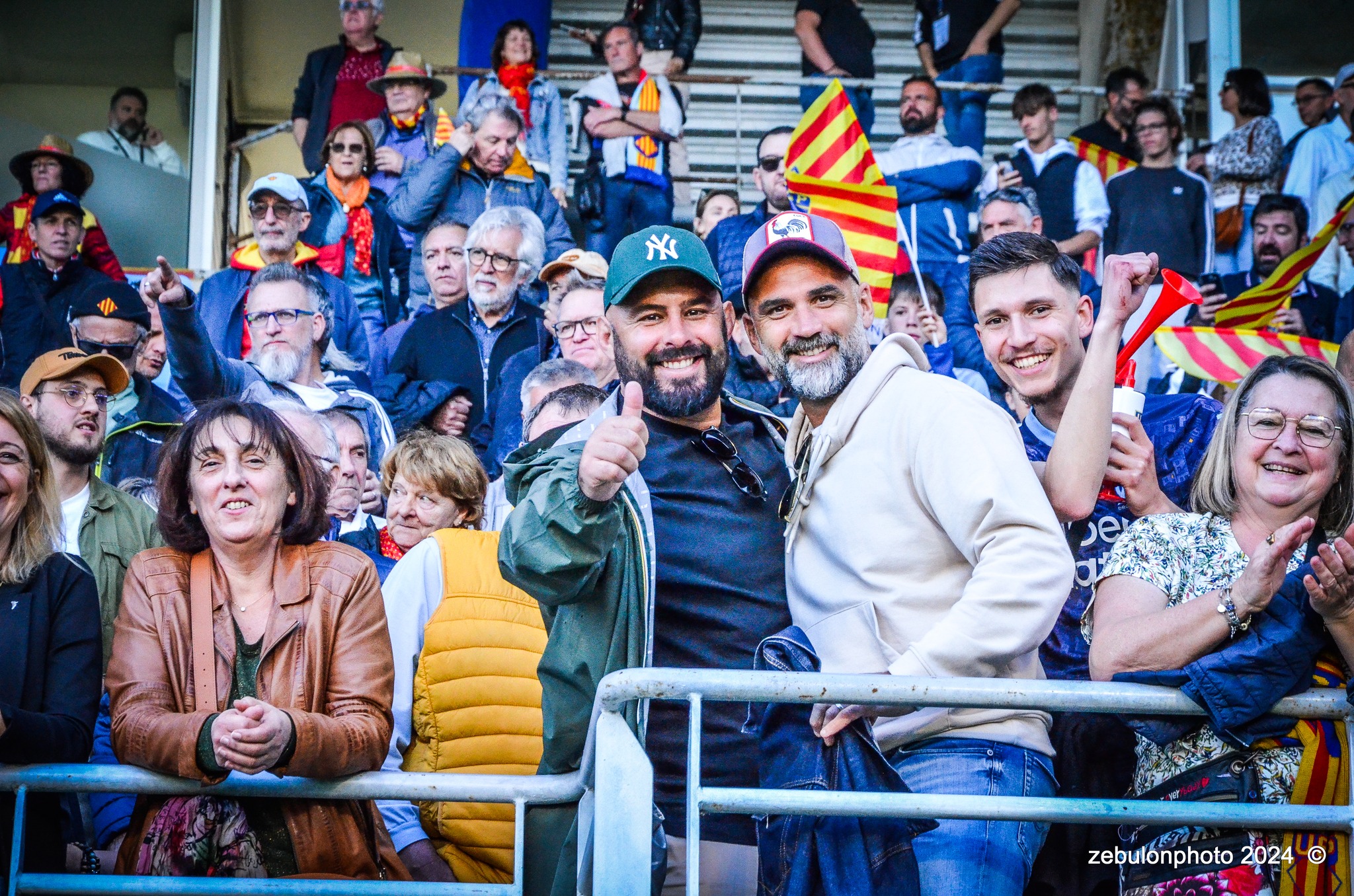  US Arlequins Perpignanais - Lyon Olympique Universitaire - Rugby - FFR 2024 - TOP14 - USAP (51) VS (20) LOU (#FFR24T14USALOU04) Photo by: Photo Zebulon | Siuxy Sports 2024-04-20