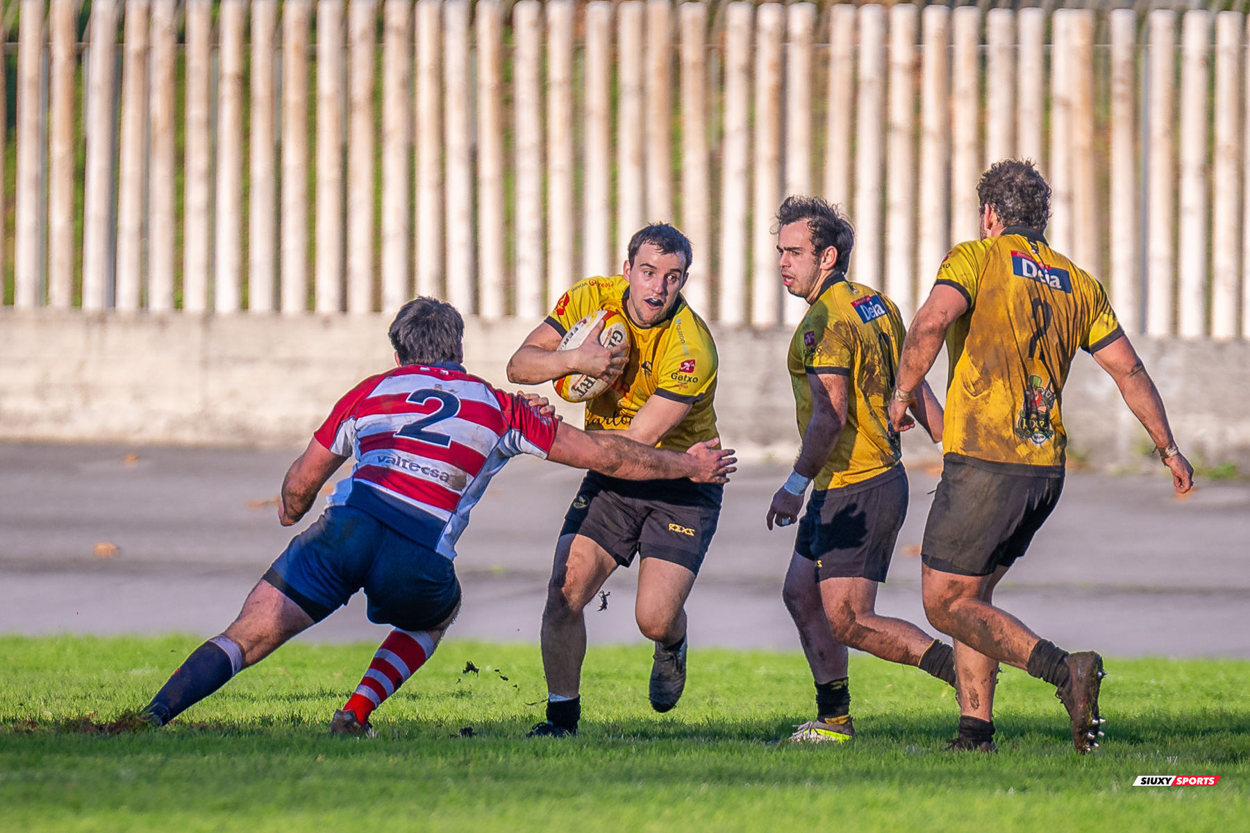 Pablo NOLASCO PEREZ - Luis Aitor ZUBELDIA ELZO -  Getxo Artea Rugby Taldea - Universitario Bilbao Rugby - Rugby - FER 2023 - DHB - Getxo Artea RT (19) vs (13) Universitario Bilbao Rugby (#FER23DHBGETUBR12) Photo by: Fredy Monfoto | Siuxy Sports 2023-12-16