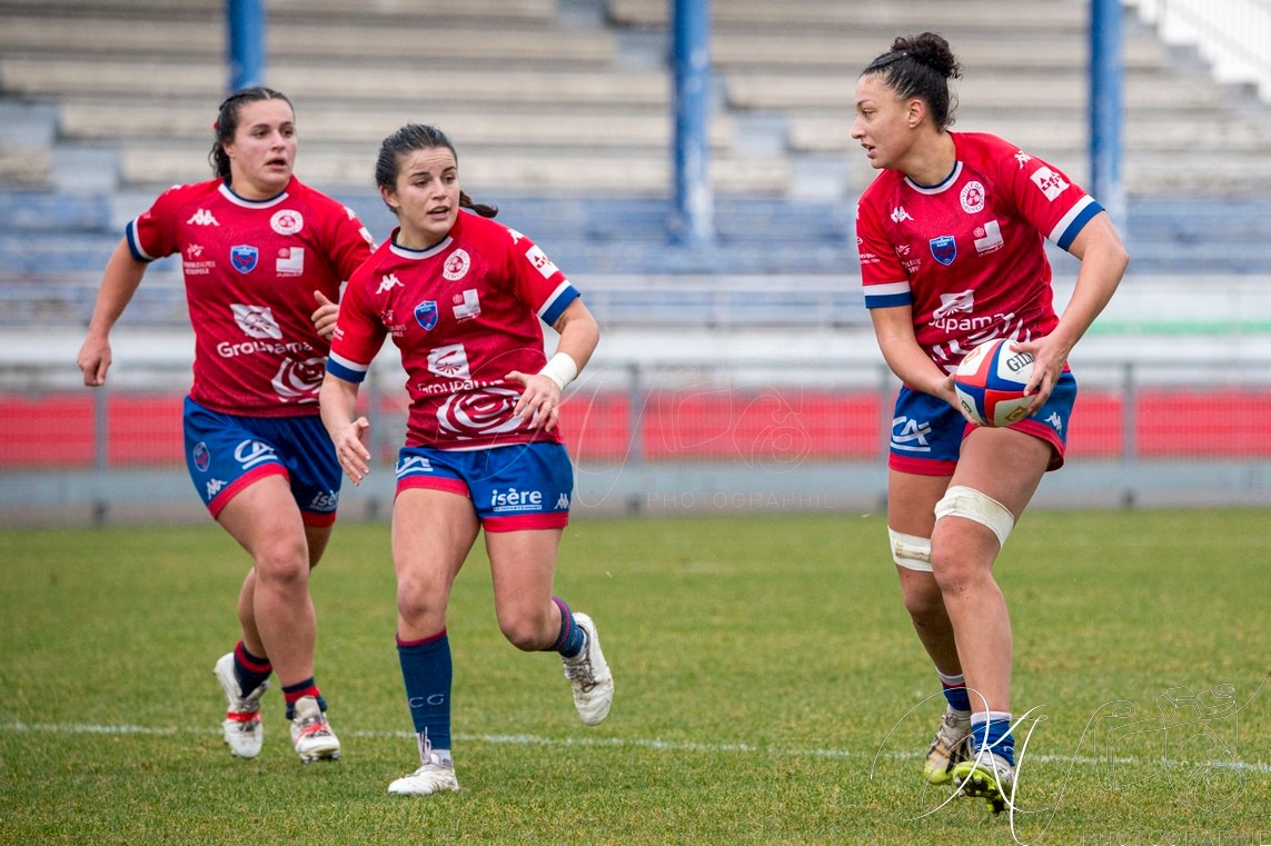  FC Grenoble Rugby - Stade Toulousain - Rugby - FFR 2024 - Élite 1 Fém - FC Grenoble (15) vs (15) Stade Toulousain RF (#FFR24E1FFCGST12) Photo by: Karine Valentin | Siuxy Sports 2024-12-07