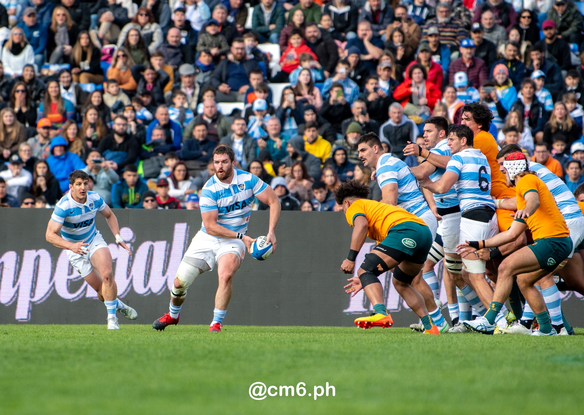  Selección Argentina de Rugby XV - Australia national rugby union team (M) - Rugby - Rugby Championship - Pumas (26) vs (41) Australia - Mendoza - Reel B (#RCH22ARGAUSb07) Photo by: Christian Mas | Siuxy Sports 2022-07-06