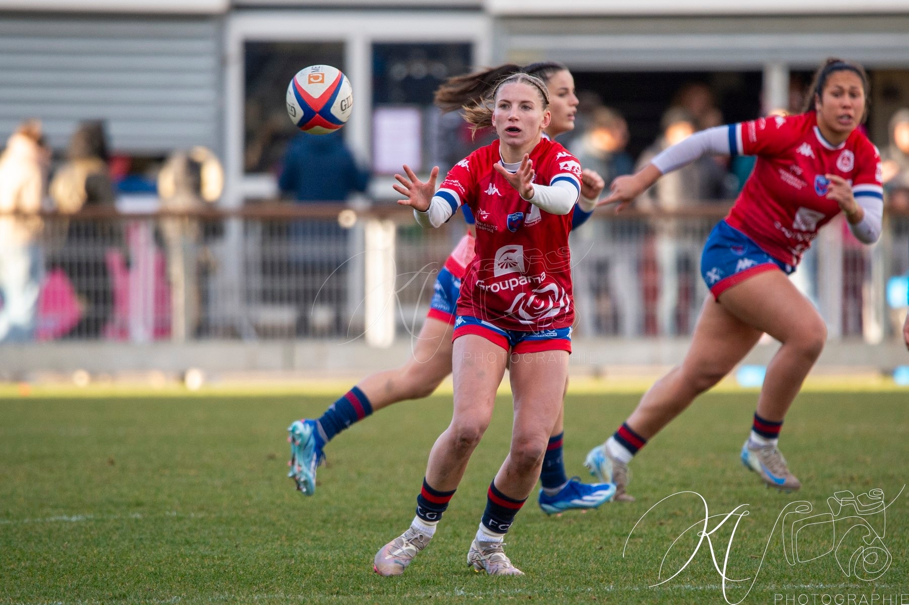  FC Grenoble Rugby - Lyon Olympique Universitaire - Rugby - FFR 2024 - Elite 1 Fém - FCG Amazones (8) vs (5) LOU (#FFR24E1FFCGLOU12) Photo by: Karine Valentin | Siuxy Sports 2024-12-14