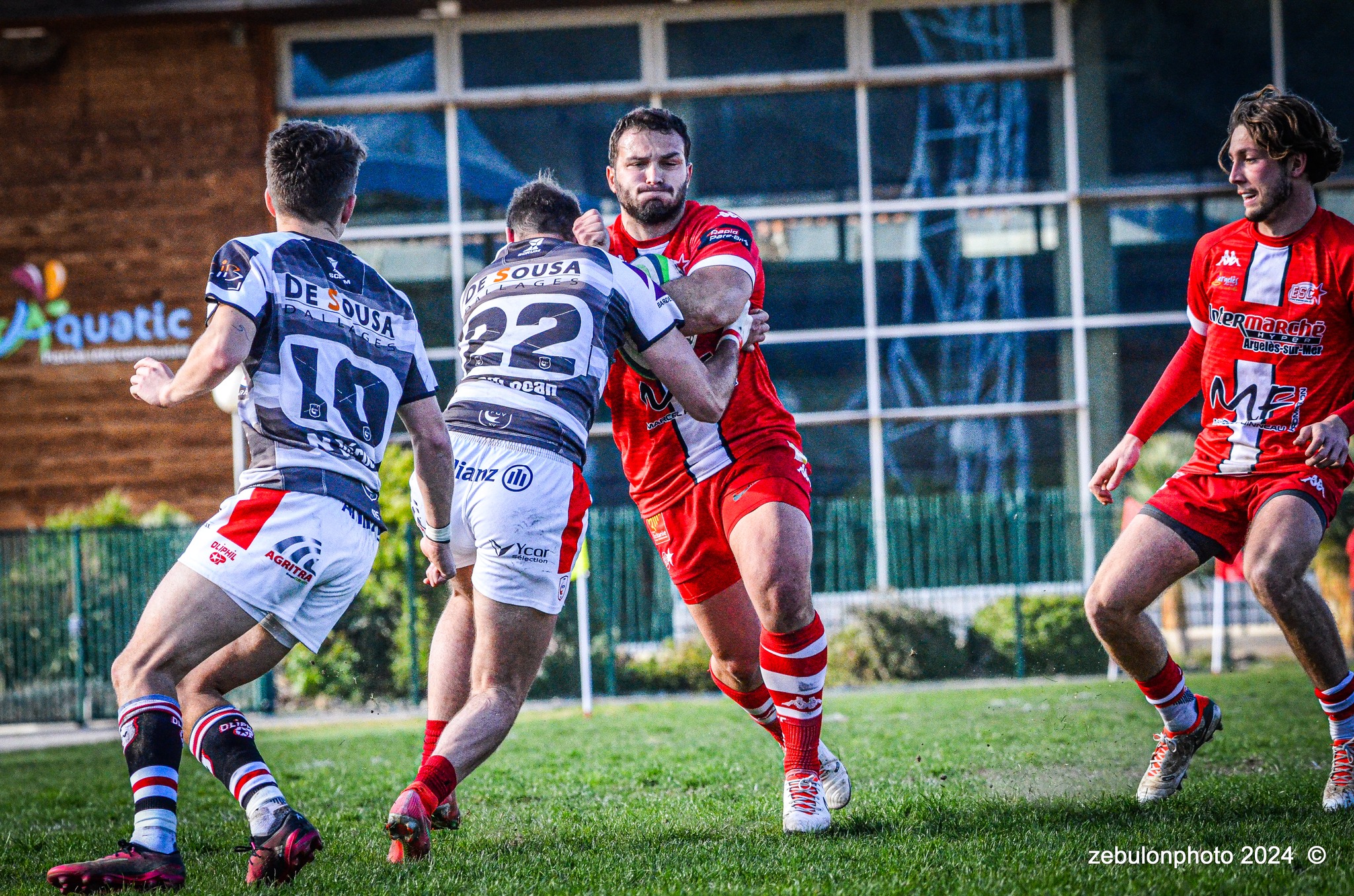  Étoile Sportive Catalane - Football Club Villefranchois - Lauragais - Rugby - FFR -  Fed 2 2024 - Etoile Sportive Catalane vs FC Villefranchois (#FFR24F2ESCFCV03) Photo by: Photo Zebulon | Siuxy Sports 2024-03-23