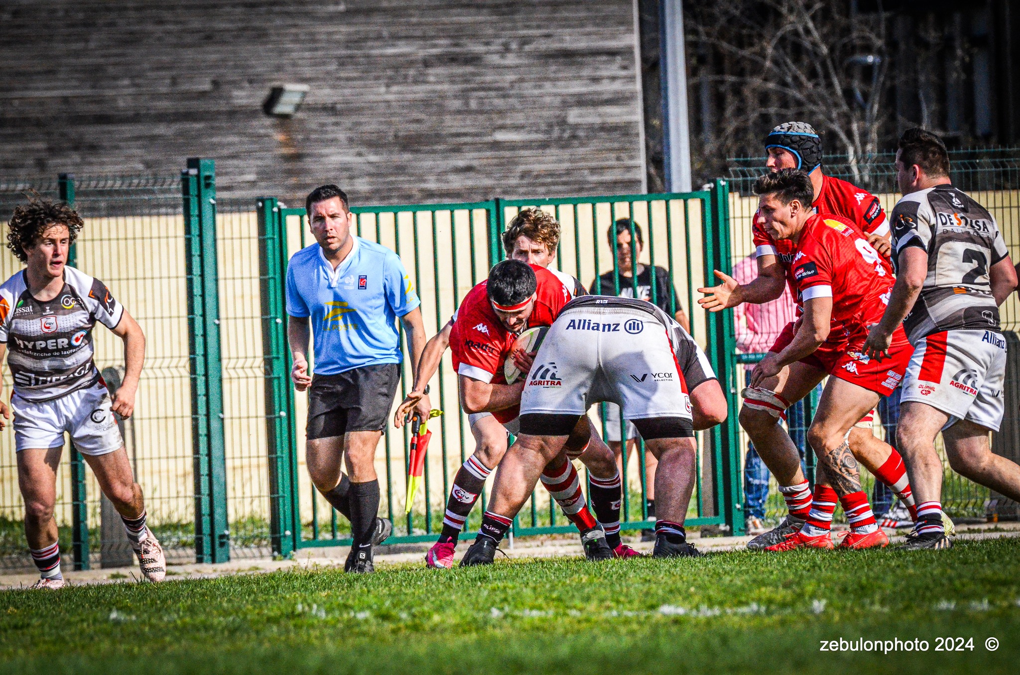  Étoile Sportive Catalane - Football Club Villefranchois - Lauragais - Rugby - FFR -  Fed 2 2024 - Etoile Sportive Catalane vs FC Villefranchois (#FFR24F2ESCFCV03) Photo by: Photo Zebulon | Siuxy Sports 2024-03-23
