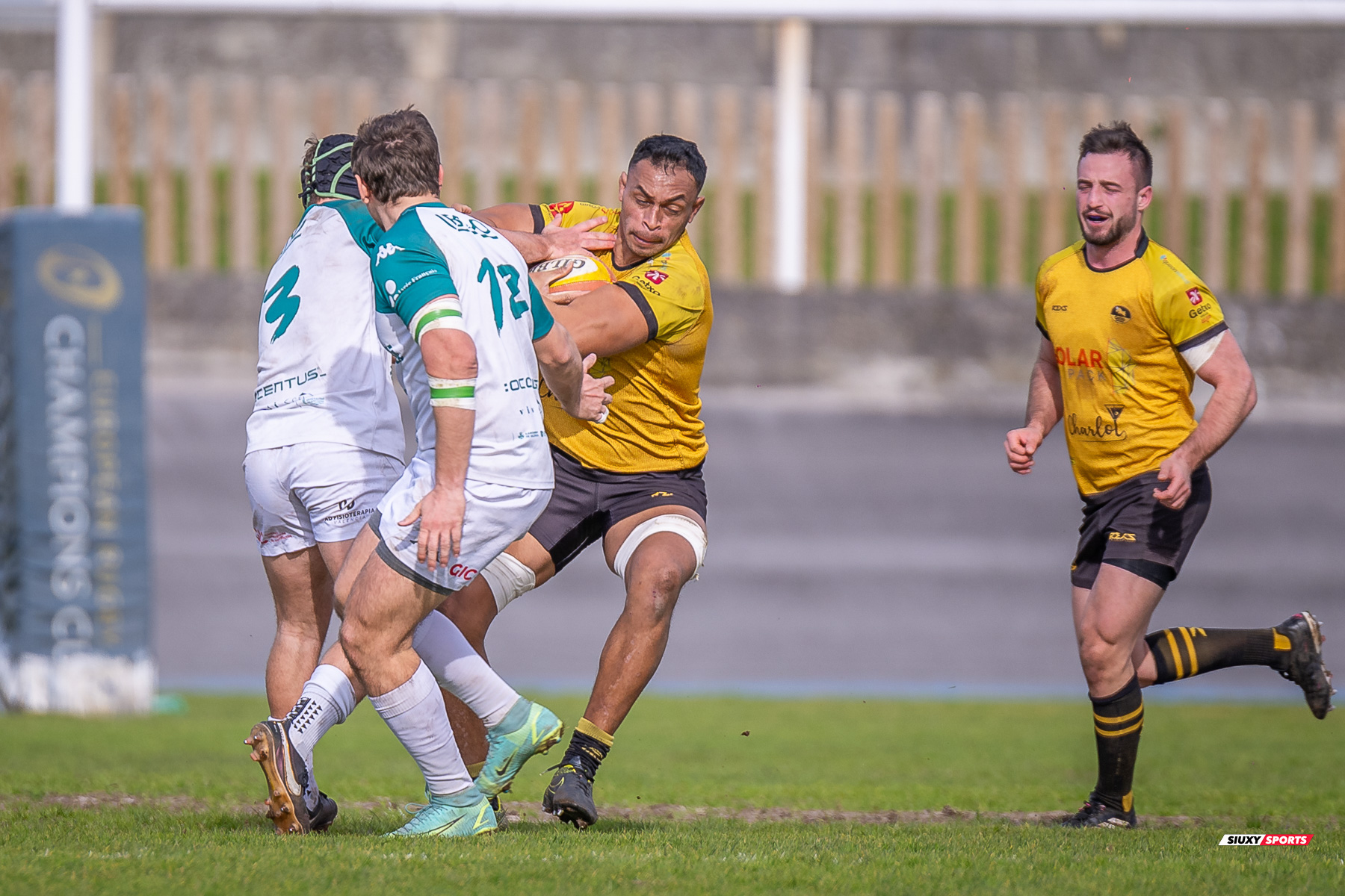 Jon Ander CALVO DE LA QUINTANA - Anthony MATOTO -  Getxo Artea Rugby Taldea - Rugby Club Valencia - Rugby - FER 2024 - DHB - Getxo RT (14) vs (16) Valencia RC (#FER24DHBGRTVRC01) Photo by: Fredy Monfoto | Siuxy Sports 2024-01-28