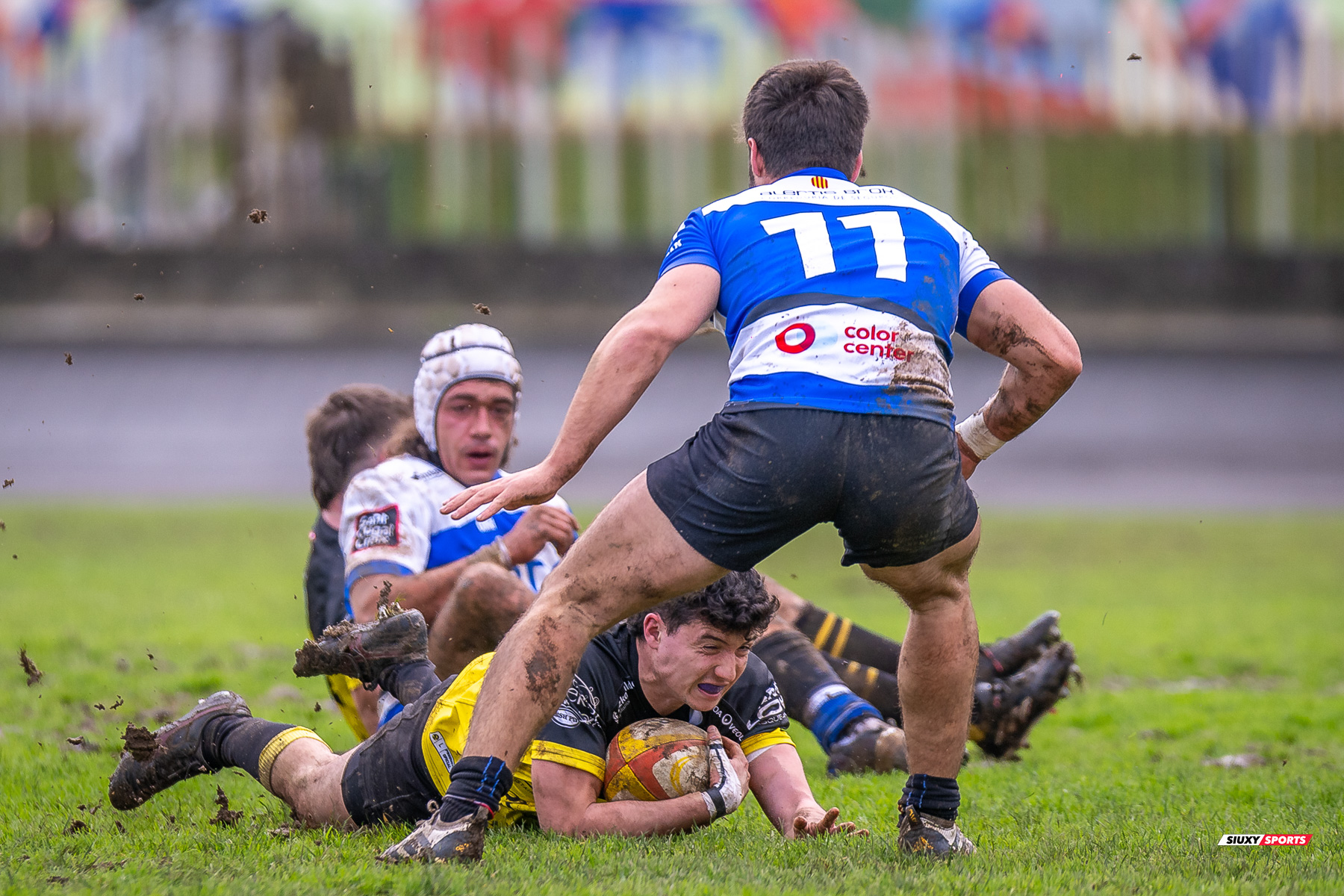 Jon AZKORRA MAIR -  Getxo Artea Rugby Taldea - Club de Rugby Sant Cugat - Rugby - Élite Div Honor B masculina - Getxo (17) vs (5) Sant Cugat (#E24DBMGETSC03) Photo by: Fredy Monfoto | Siuxy Sports 2024-03-03