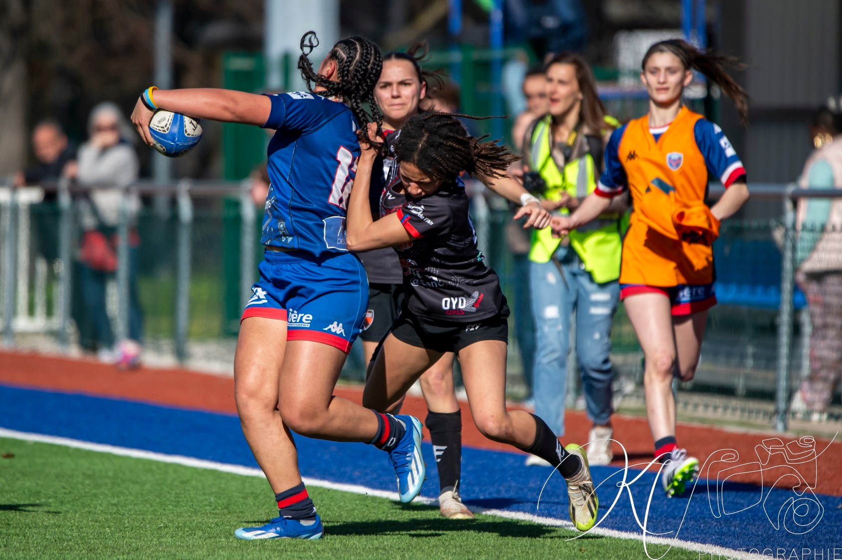  FC Grenoble Rugby - US Oyonnax Rugby - Rugby - 2024 U18 FCG AMAZONES vs US OYONNAX (#FFR24U18FCGUSO03) Photo by: Karine Valentin | Siuxy Sports 2024-03-16