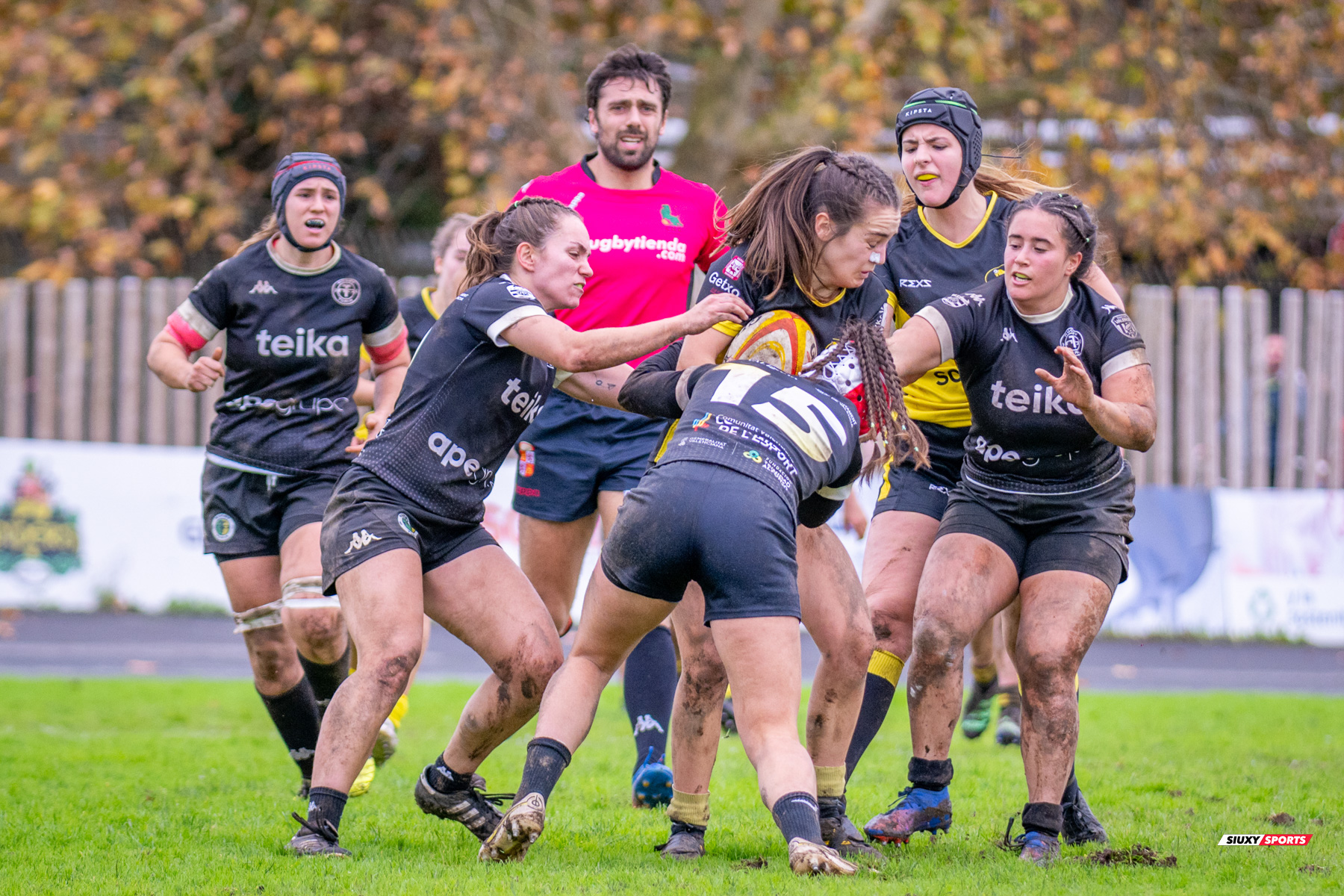  Getxo Artea Rugby Taldea - Rugby Turia - Rugby - FER 2023 - DHB F - Getxo Neskak Rt (25) vs (0) Rugby Turia (#FER23DHBGNRT12) Photo by: Fredy Monfoto | Siuxy Sports 2023-12-10