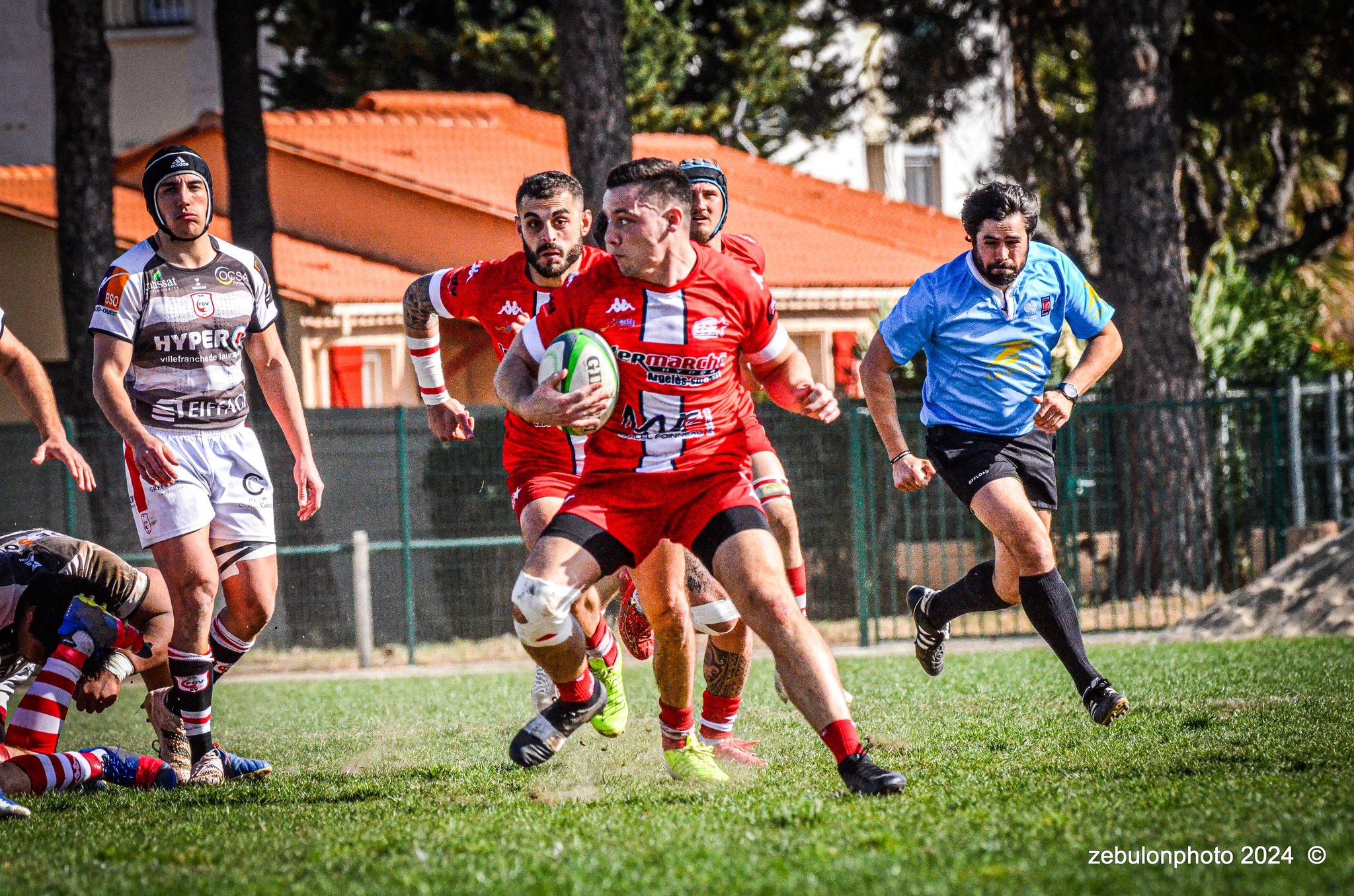  Étoile Sportive Catalane - Football Club Villefranchois - Lauragais - Rugby - FFR -  Fed 2 2024 - Etoile Sportive Catalane vs FC Villefranchois (#FFR24F2ESCFCV03) Photo by: Photo Zebulon | Siuxy Sports 2024-03-23