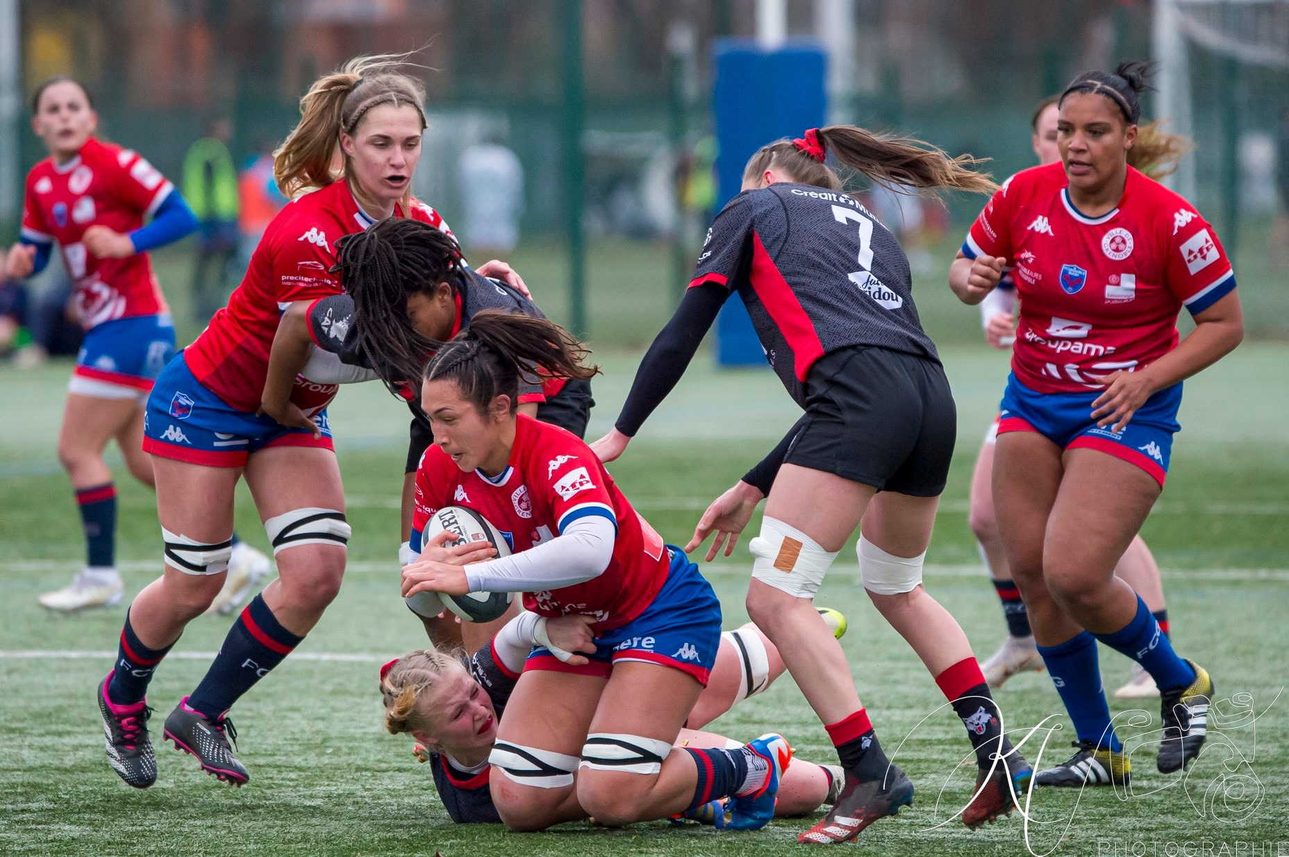  Lyon Olympique Universitaire - FC Grenoble Rugby - Rugby - Elite 1 2023 - Lyon O.U. (39) vs (14) FC Grenoble (#EL124LOUFCG02) Photo by: Karine Valentin | Siuxy Sports 2024-02-24