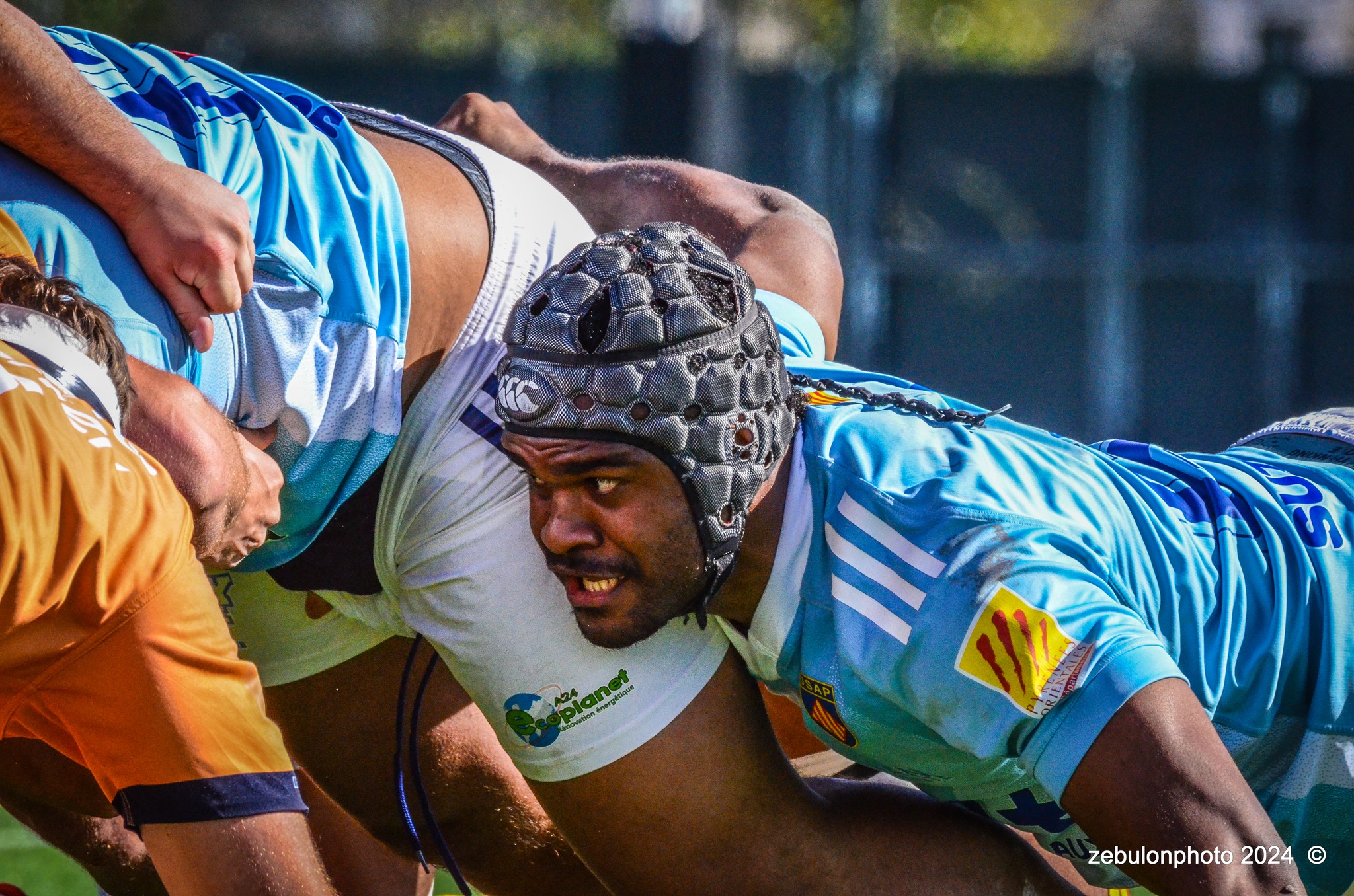  Montpellier Hérault Rugby - US Arlequins Perpignanais - Rugby - 2024 Espoirs - Montpellier (18) vs (7) Perpignan (#ESP24MHRUSAP03) Photo by: Photo Zebulon | Siuxy Sports 2024-03-16
