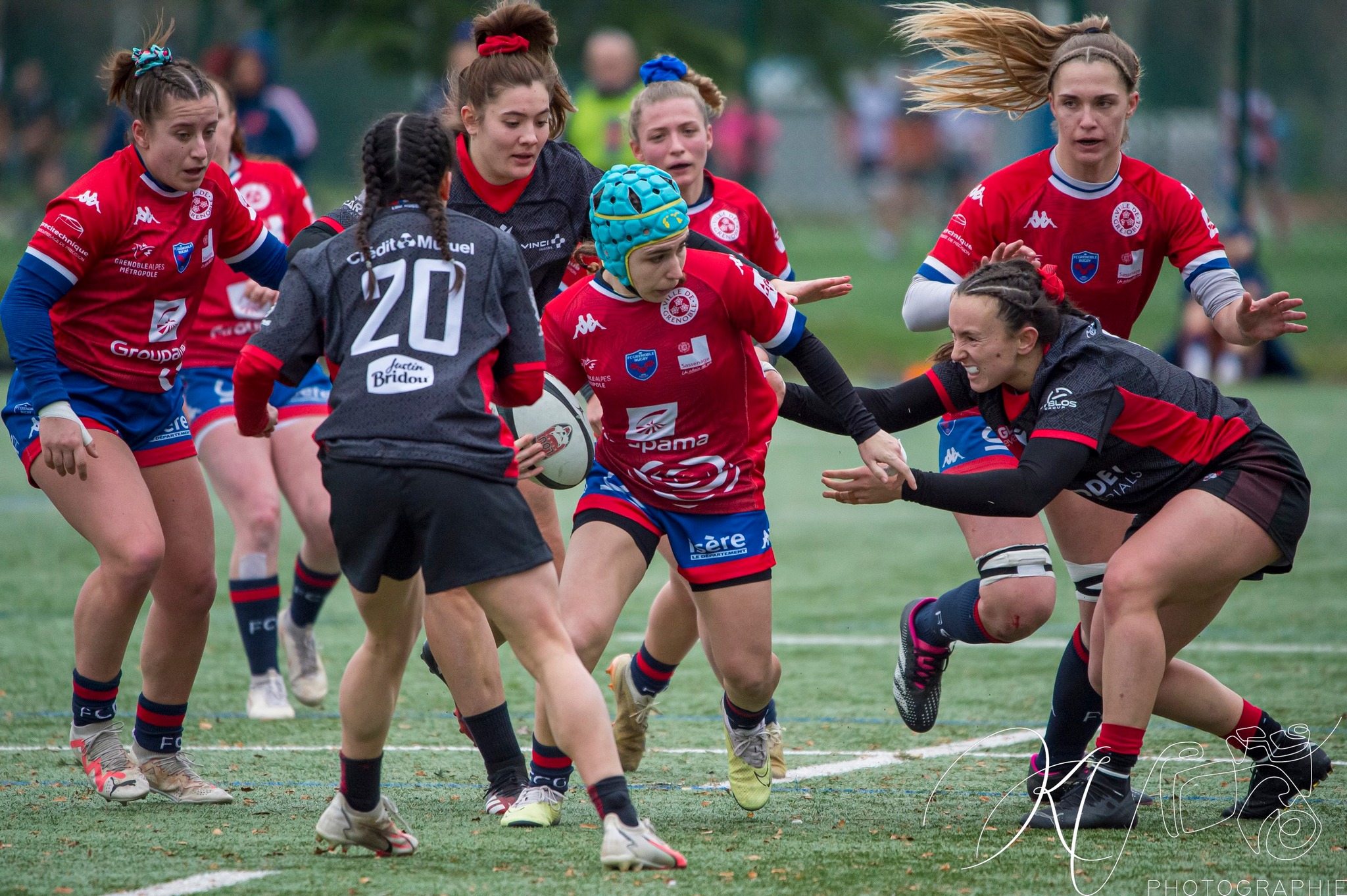  Lyon Olympique Universitaire - FC Grenoble Rugby - Rugby - Elite 1 2023 - Lyon O.U. (39) vs (14) FC Grenoble (#EL124LOUFCG02) Photo by: Karine Valentin | Siuxy Sports 2024-02-24