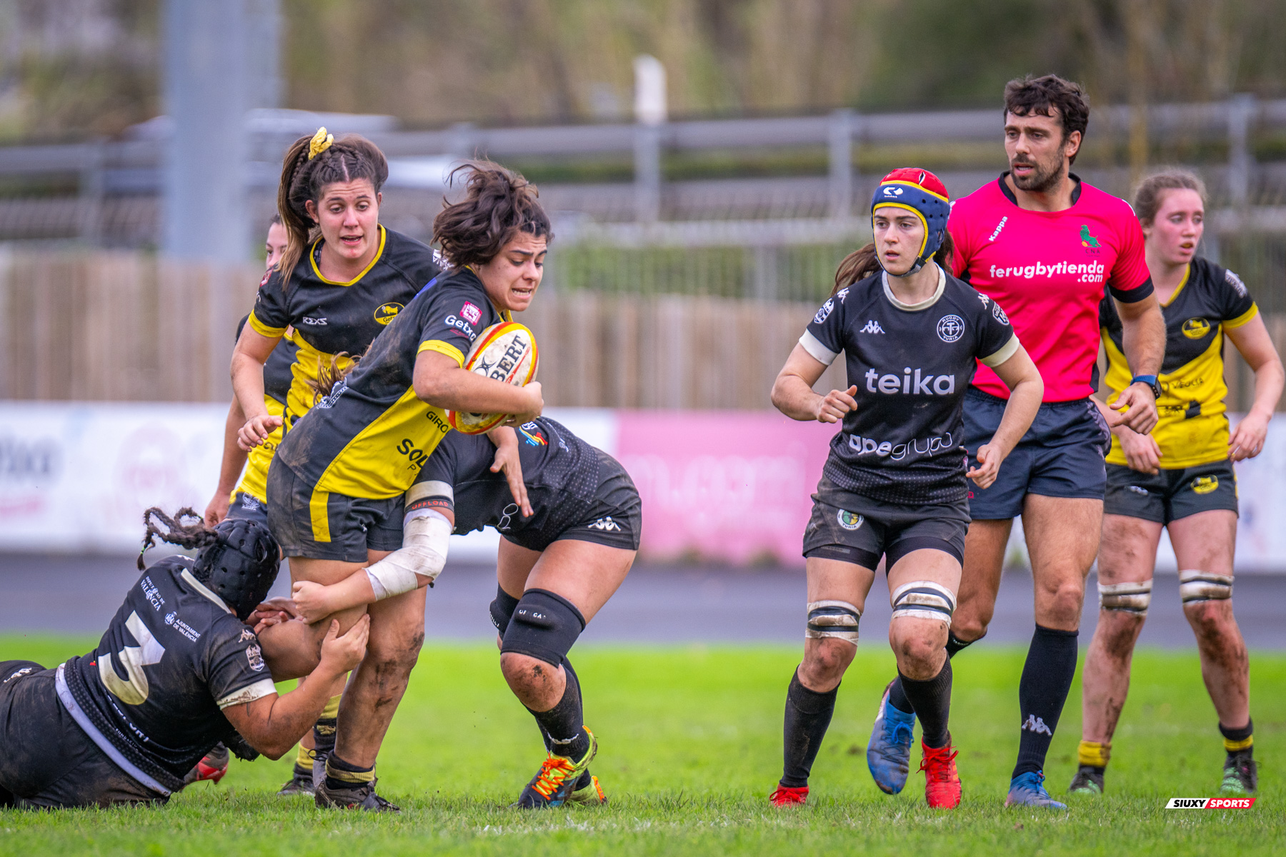  Getxo Artea Rugby Taldea - Rugby Turia - Rugby - FER 2023 - DHB F - Getxo Neskak Rt (25) vs (0) Rugby Turia (#FER23DHBGNRT12) Photo by: Fredy Monfoto | Siuxy Sports 2023-12-10