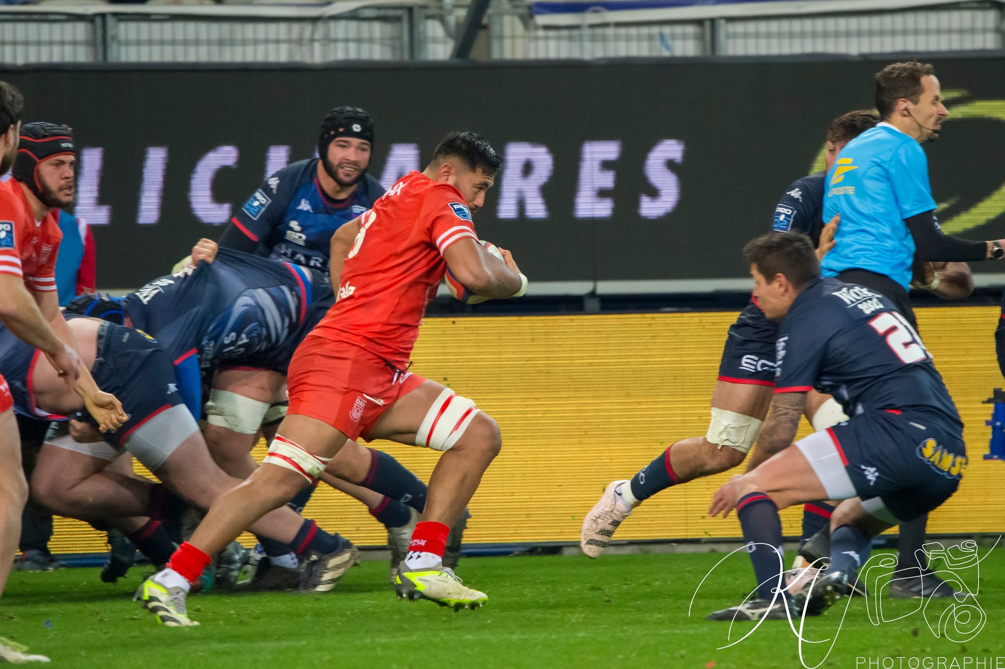  FC Grenoble Rugby - US Dax - Rugby - Pro D2 - FC Grenoble (24) vs (27) US Dax (#PD224FCGDAX01) Photo by: Karine Valentin | Siuxy Sports 2024-01-19