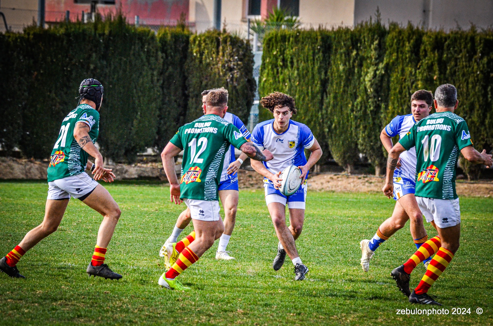  Cabestany Olympique XV - RC Ponteilla - Rugby - FFR Reg3 - Cabestani (15) vs (25) Ponteilla (#FFR24R3CABPON03) Photo by: Photo Zebulon | Siuxy Sports 2024-03-17