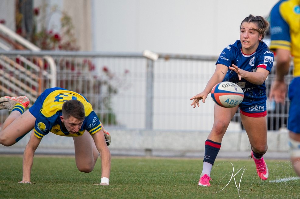  ASM Romagnat rugby féminin - FC Grenoble Rugby - Rugby - FFR 2024 Elite 1 Fém - ASM Romagnat (32) vs (8) Amazones FC Grenoble  (#FFR24E1FASMRFCG11) Photo by: Karine Valentin | Siuxy Sports 2024-11-17