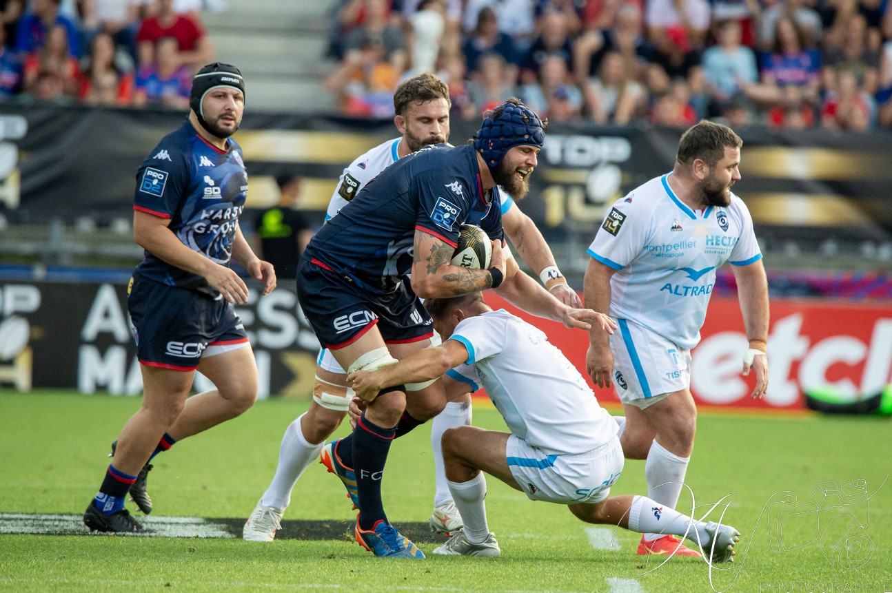  FC Grenoble Rugby - Montpellier Hérault Rugby - Rugby - FFR - 2024 - Access Match -  FC Grenoble (18) vs (20) Montpellier (#FFR24FCGMHR06) Photo by: Karine Valentin | Siuxy Sports 2024-06-16