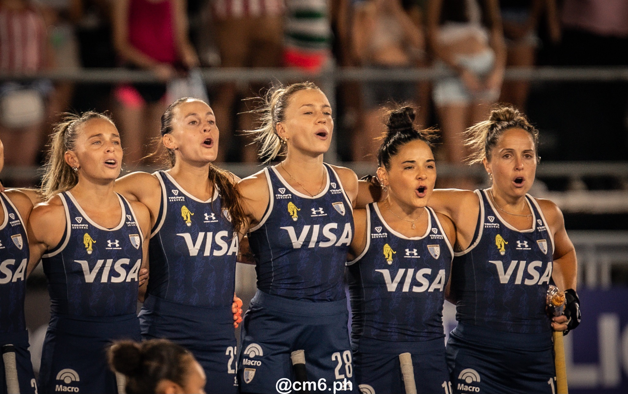 Maria Jose GRANATTO - Julieta JANKUNAS - Rochy SANCHEZ - Victoria SAUZE VALDEZ - Eugenia TRINCHINETTI -  Selección femenina de hockey sobre césped de Argentina - Germany women's national field hockey team - Field hockey - FIH Pro League Fem 2023-2024 - Argentina (3) vs (1) Germany (#FIHPF24ARGGER02) Photo by: Christian Mas | Siuxy Sports 2024-02-16