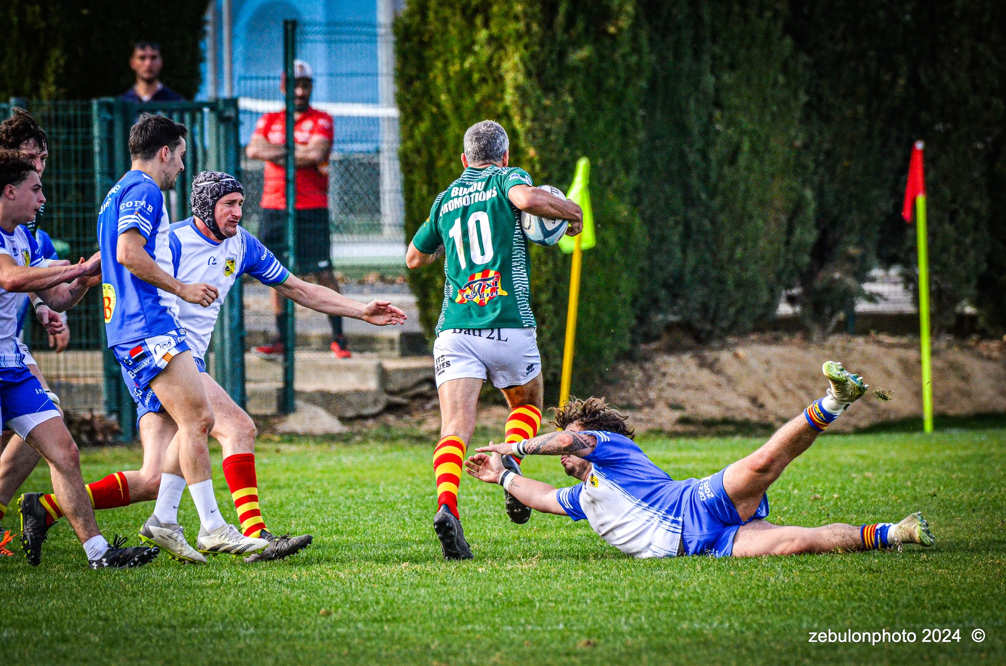  Cabestany Olympique XV - RC Ponteilla - Rugby - FFR Reg3 - Cabestani (15) vs (25) Ponteilla (#FFR24R3CABPON03) Photo by: Photo Zebulon | Siuxy Sports 2024-03-17